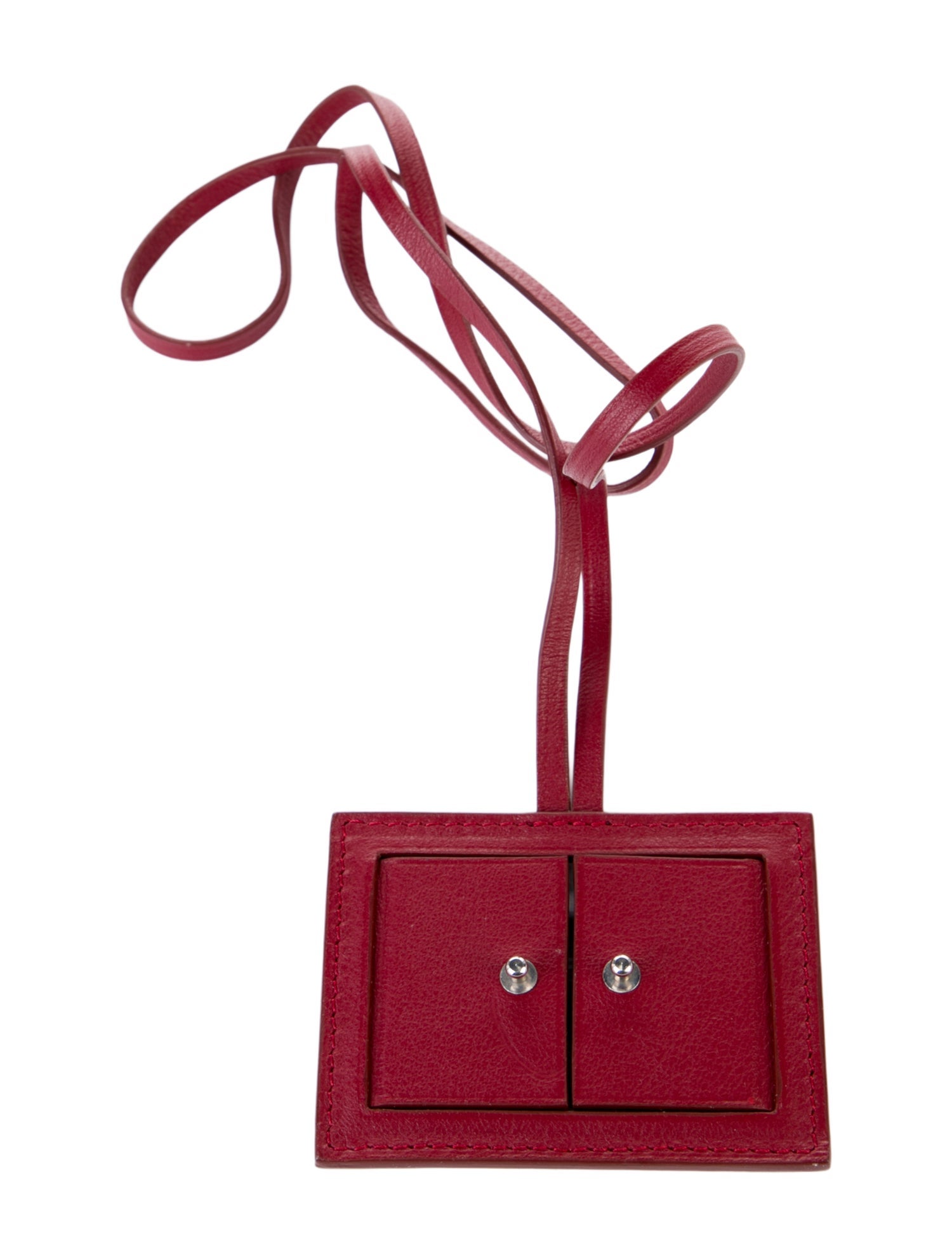 Mark Cross Leather Bag Charm