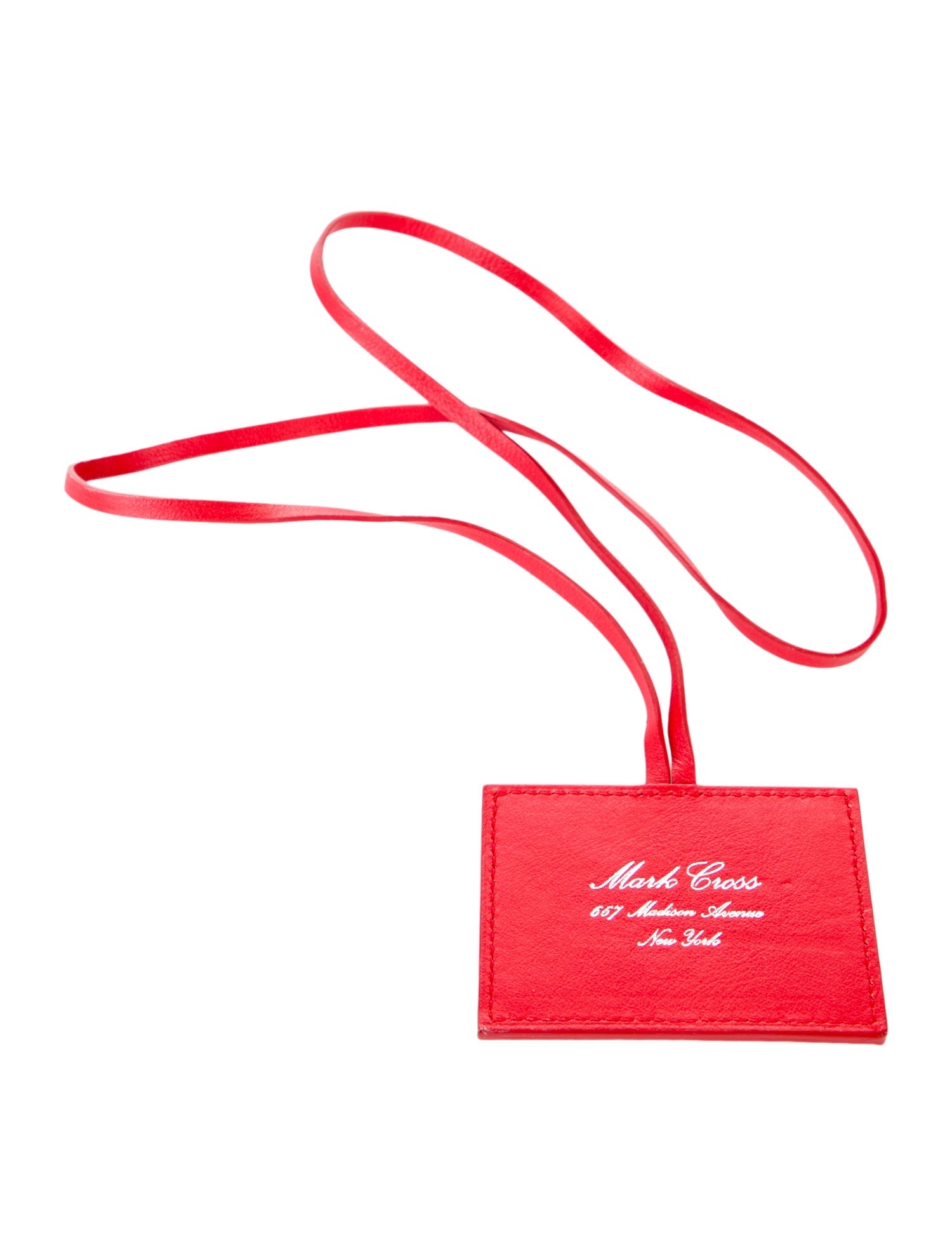 Mark Cross Leather Bag Charm