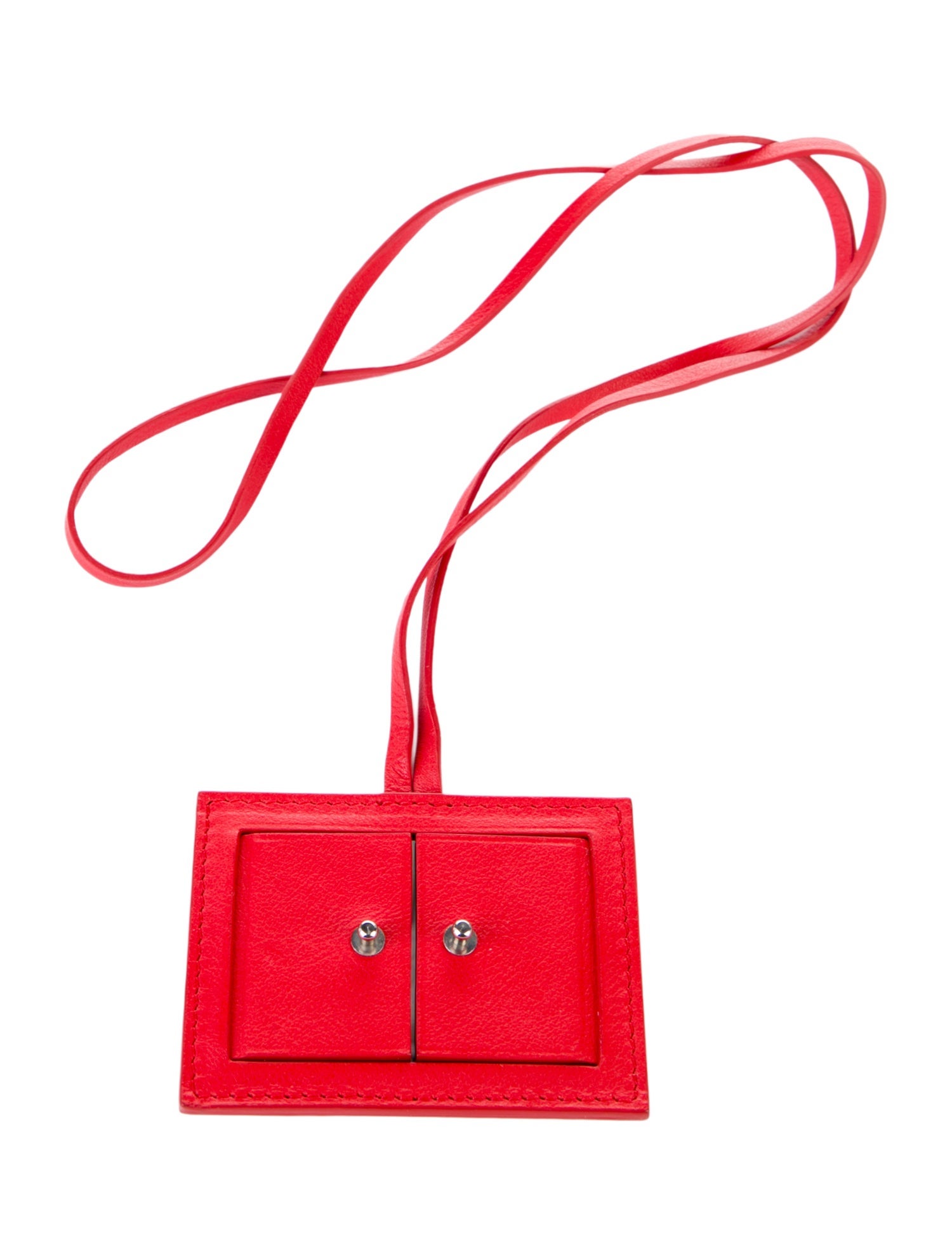 Mark Cross Leather Bag Charm