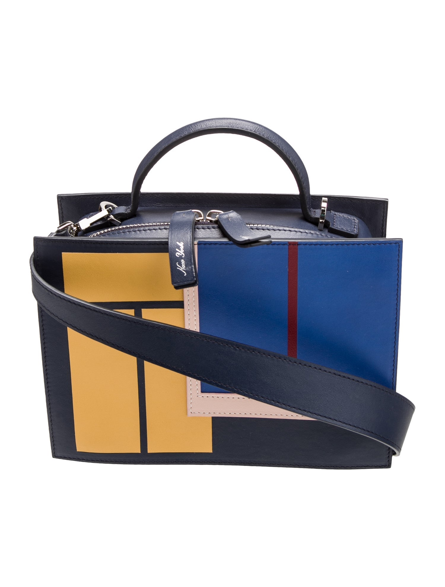 Mark Cross Leather Top Handle Bag