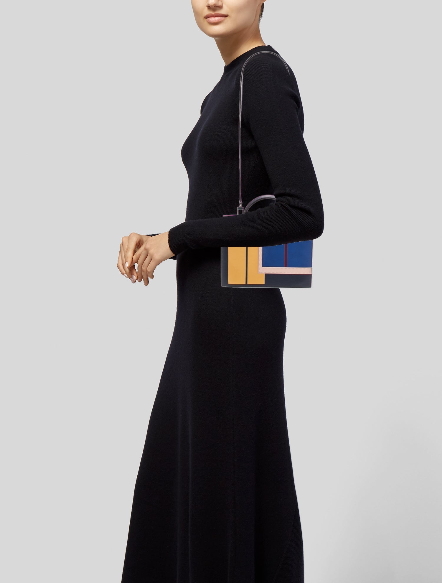 Mark Cross Leather Top Handle Bag