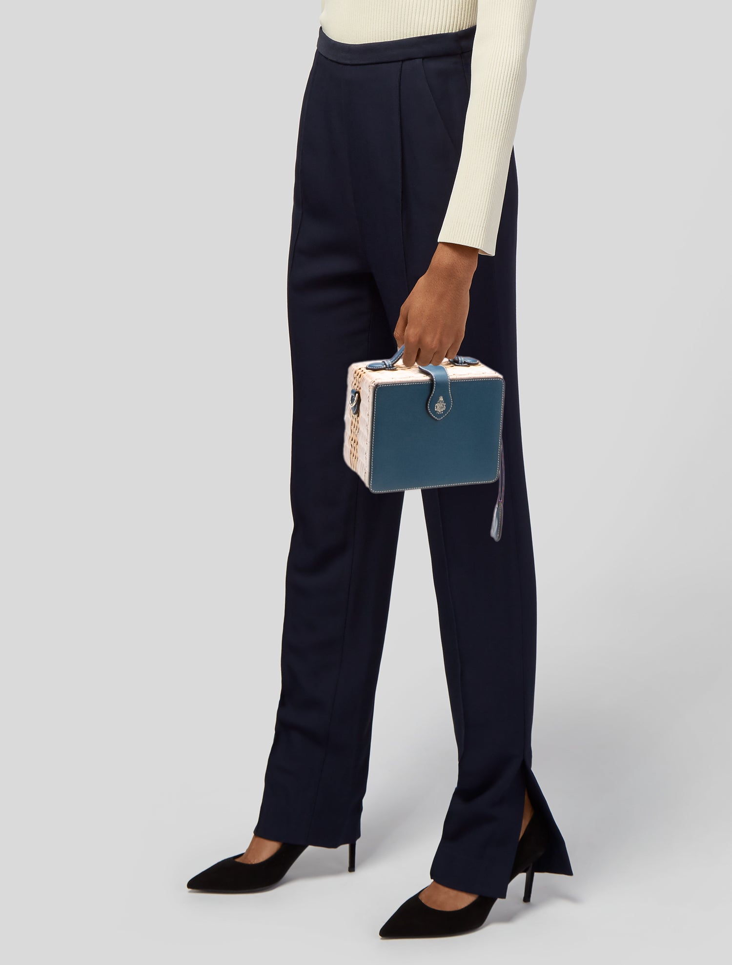 Mark Cross Leather Top Handle Bag