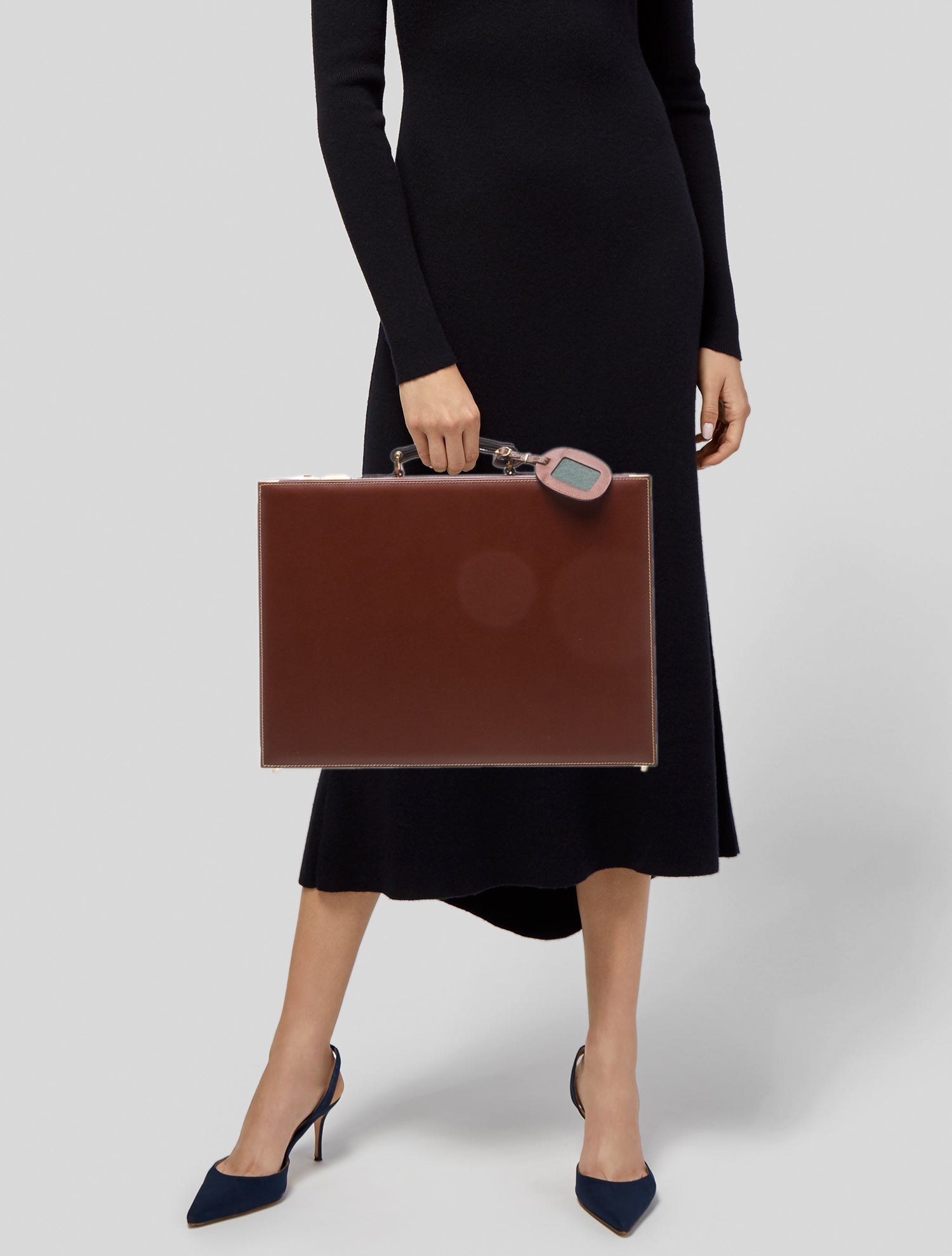 Mark Cross Leather Briefcase