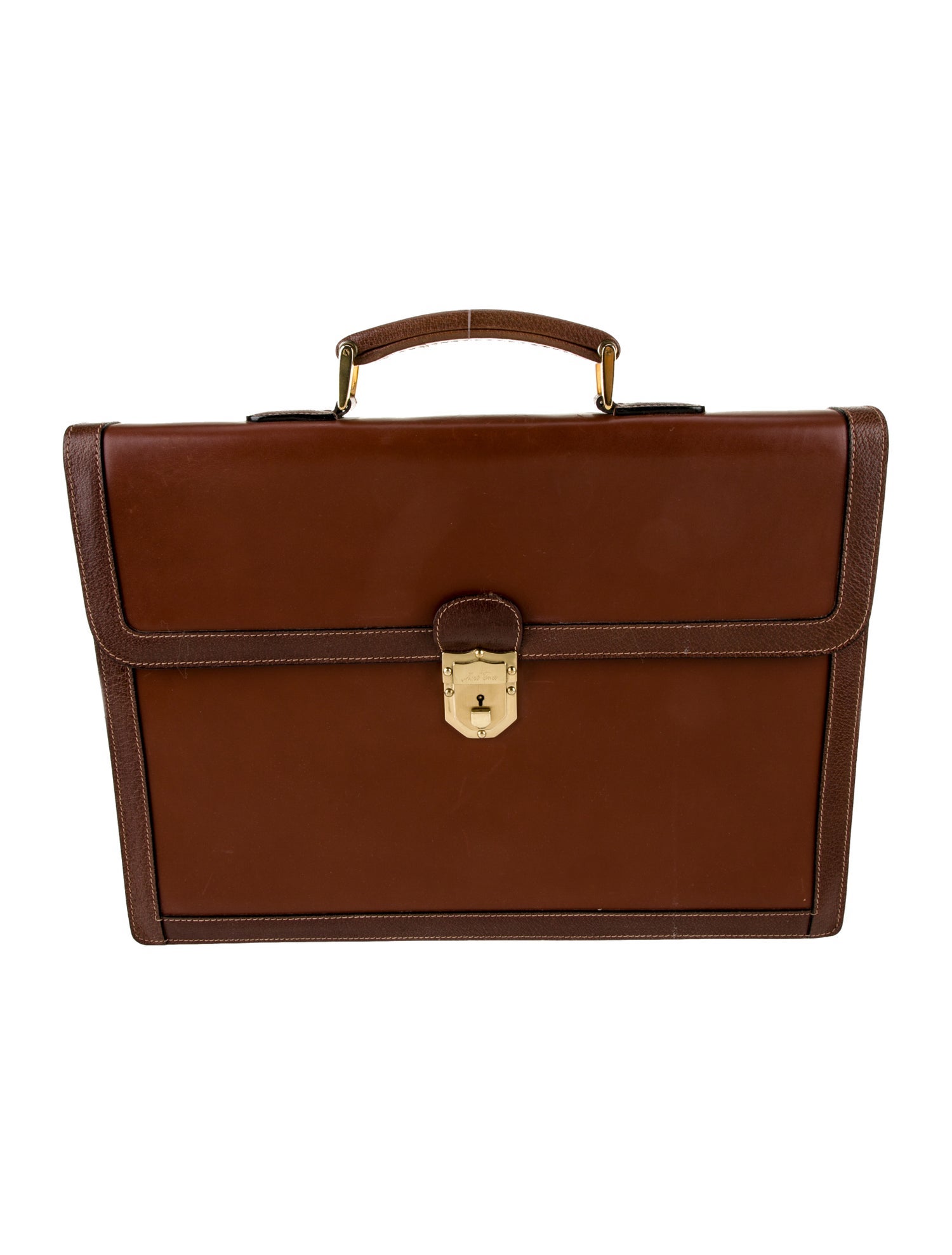 Mark Cross Leather Briefcase