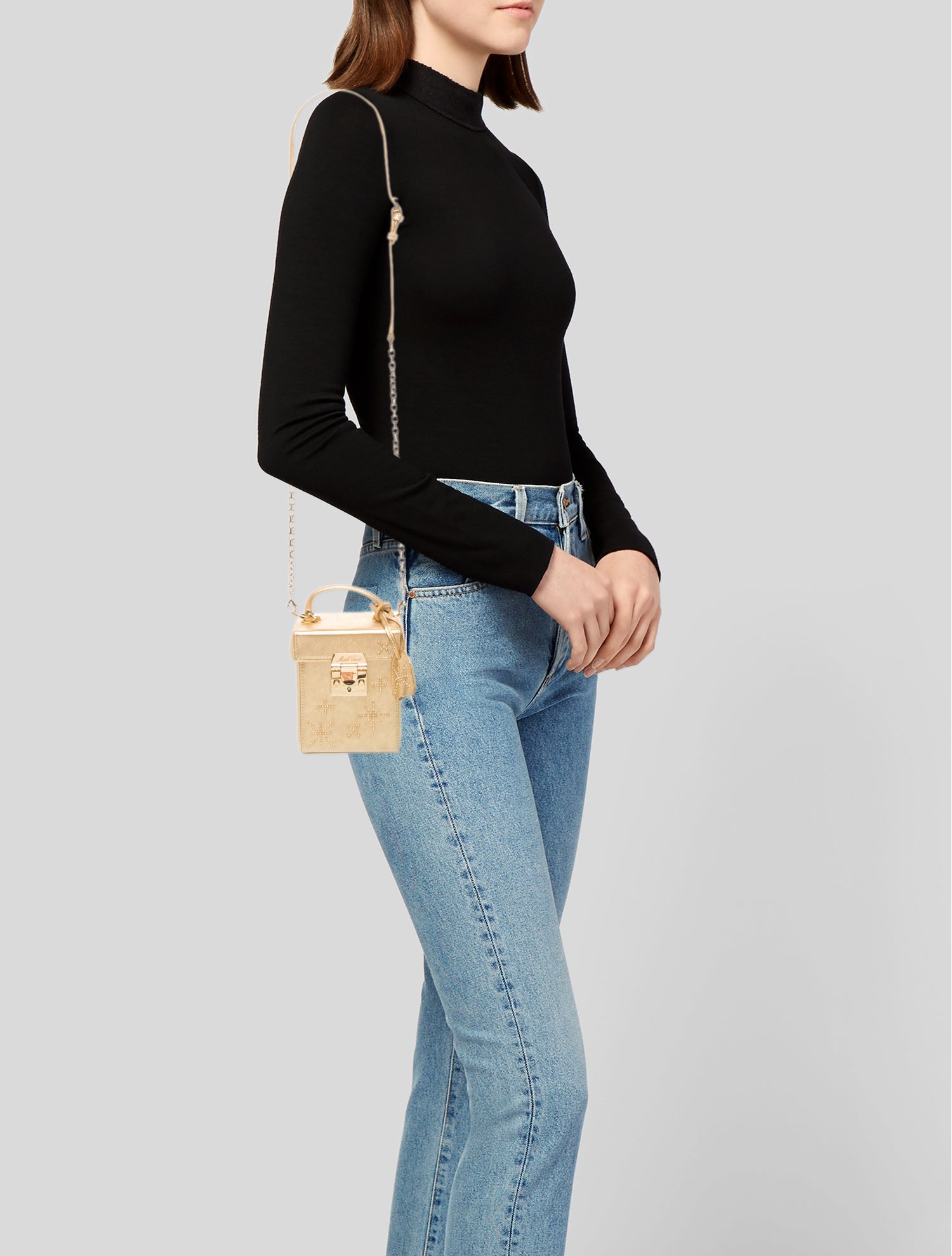 Mark Cross Leather Top Handle Bag