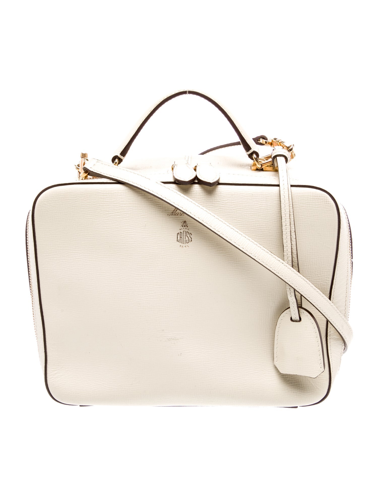 Mark Cross Leather Top Handle Bag