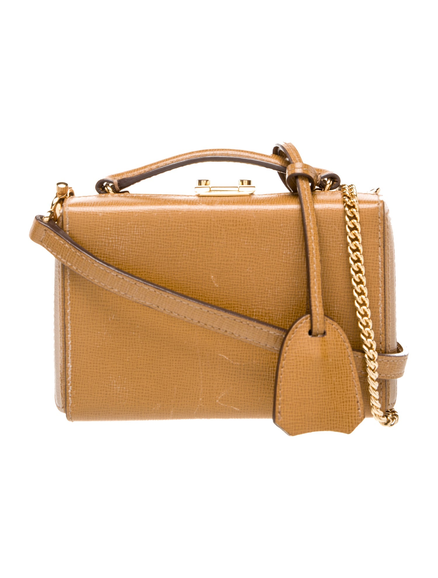Mark Cross Leather Top Handle Bag