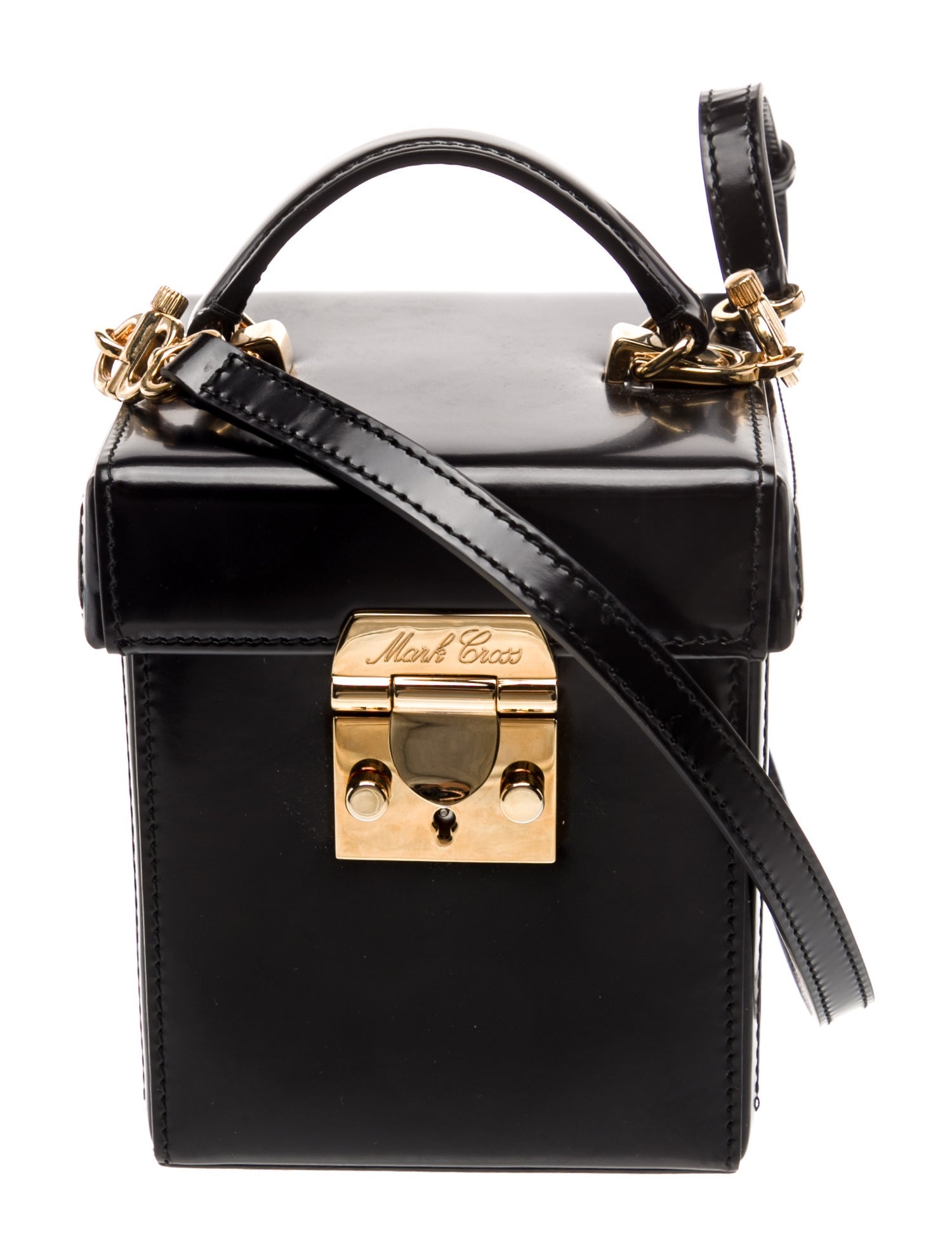 Mark Cross Leather Top Handle Bag