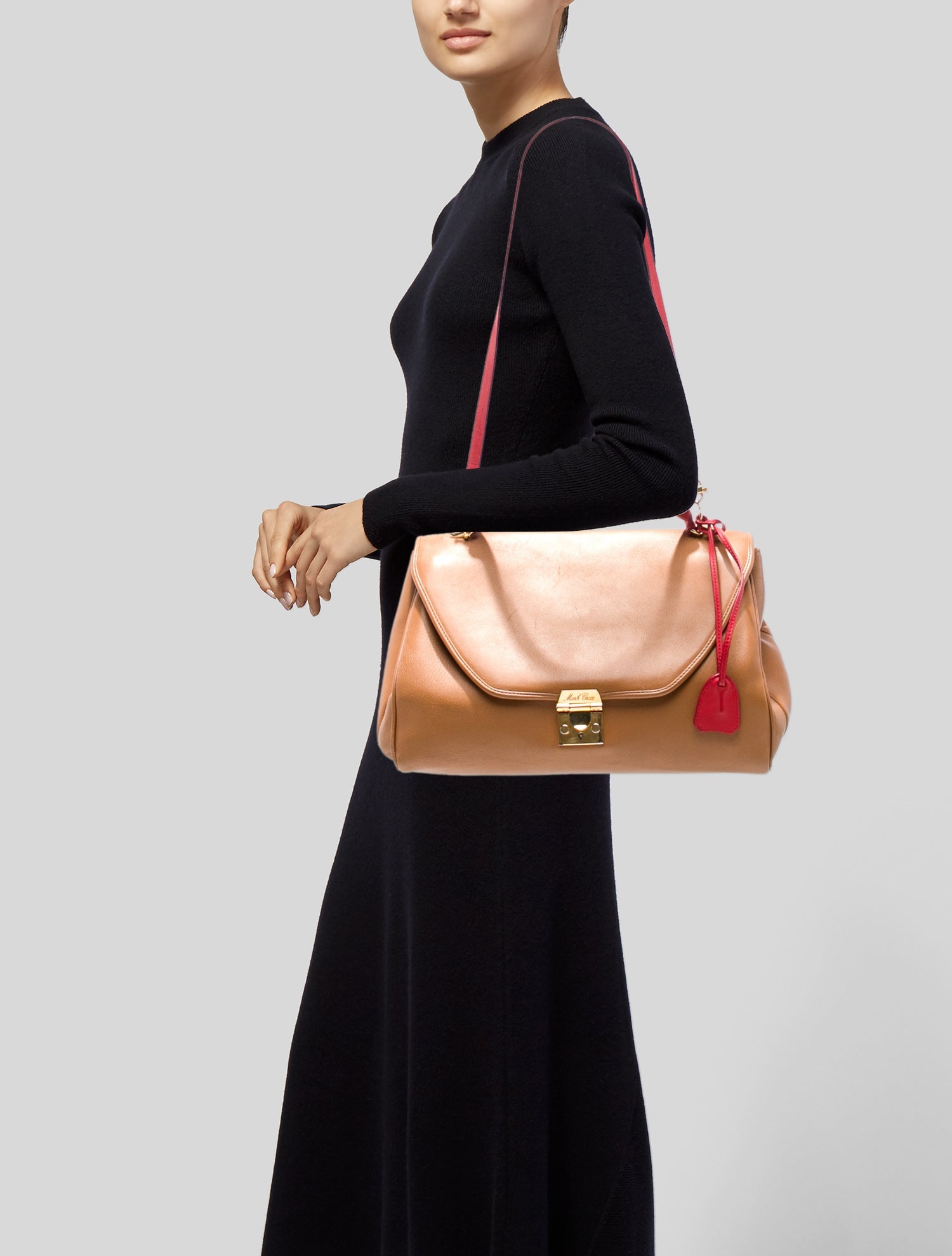 Mark Cross Leather Top Handle Bag