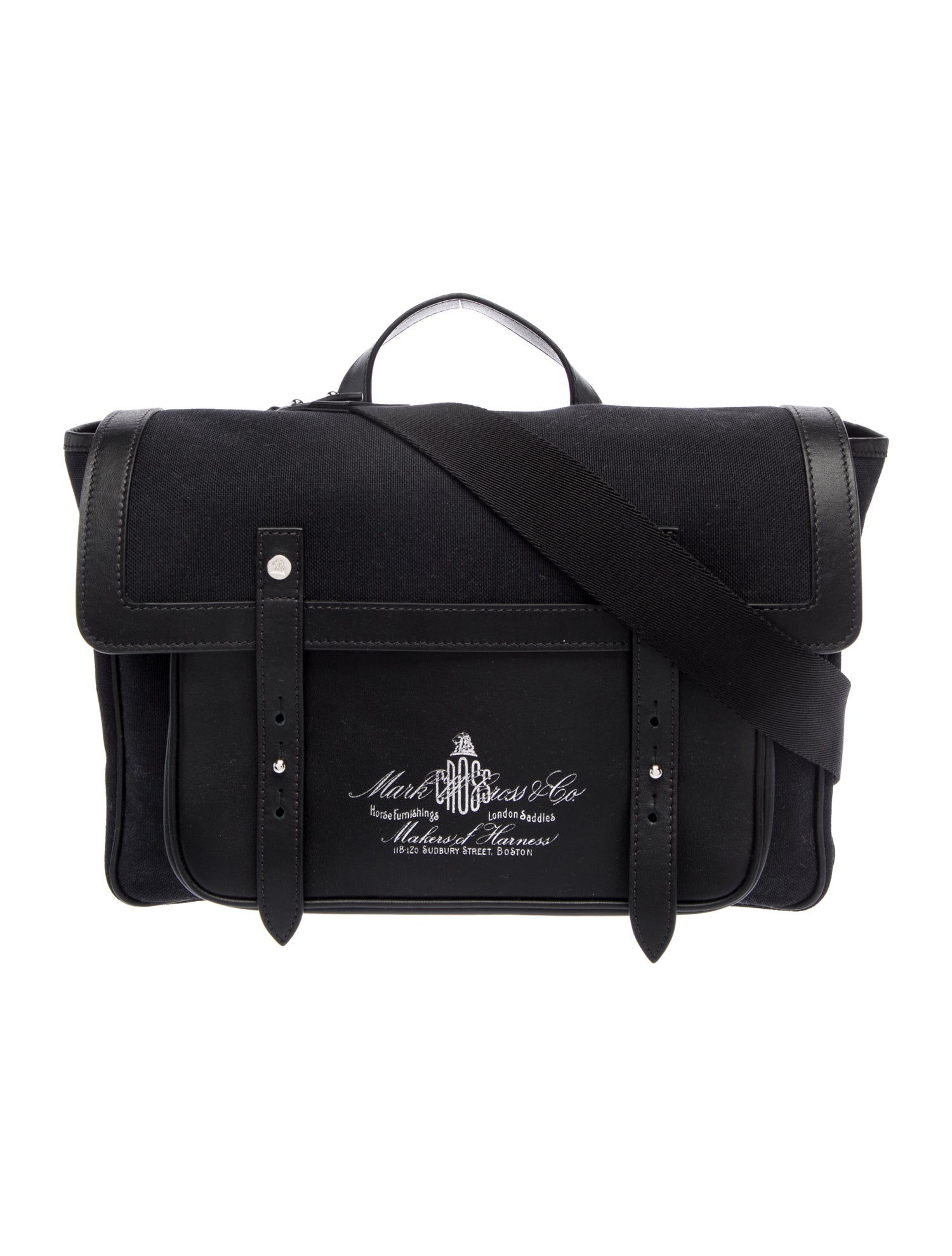 Mark Cross Canvas Messenger Bag