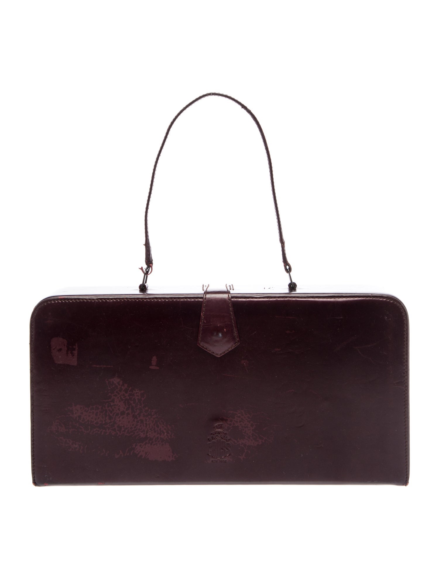 Mark Cross Leather Top Handle Bag