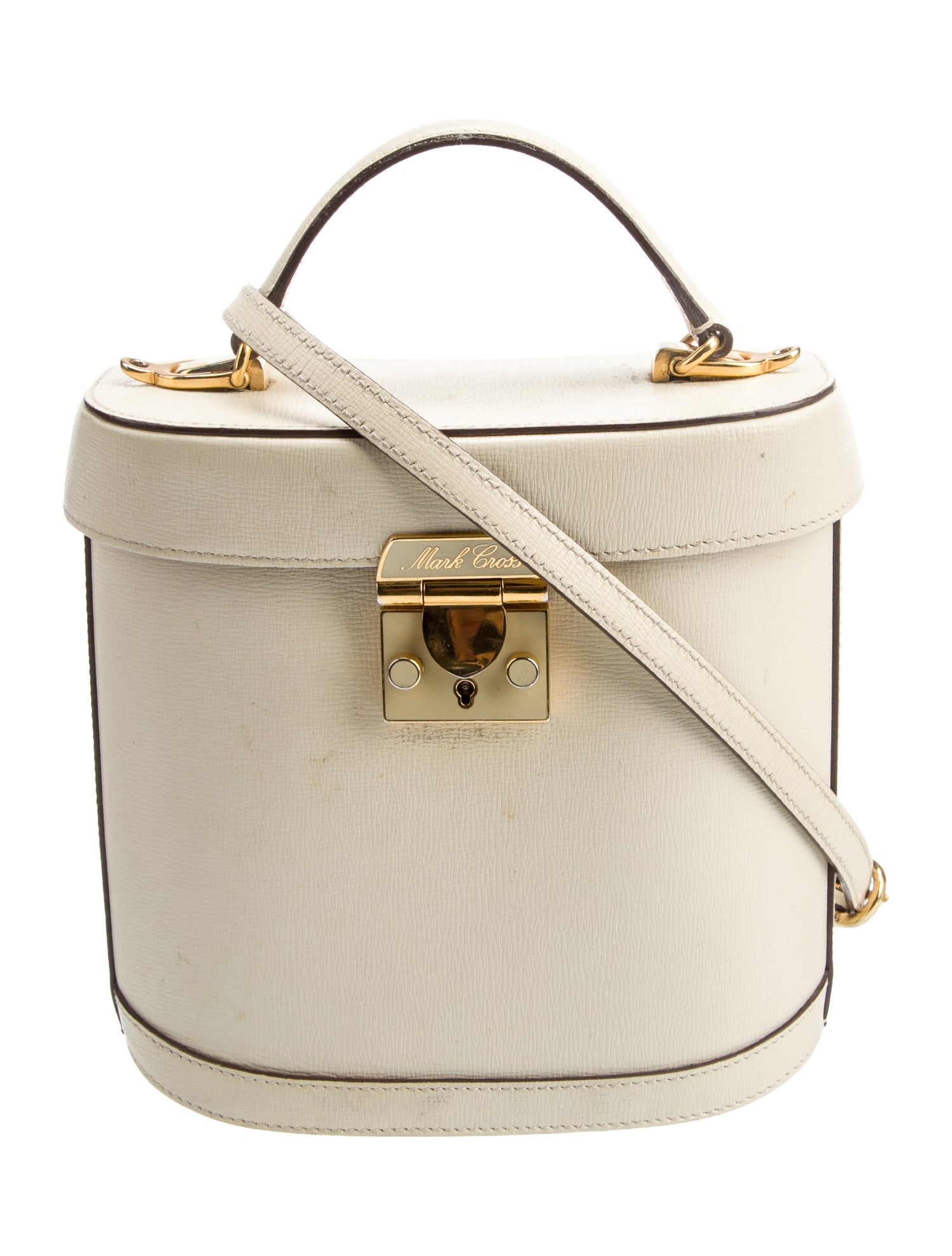 Mark Cross Leather Bucket Bag