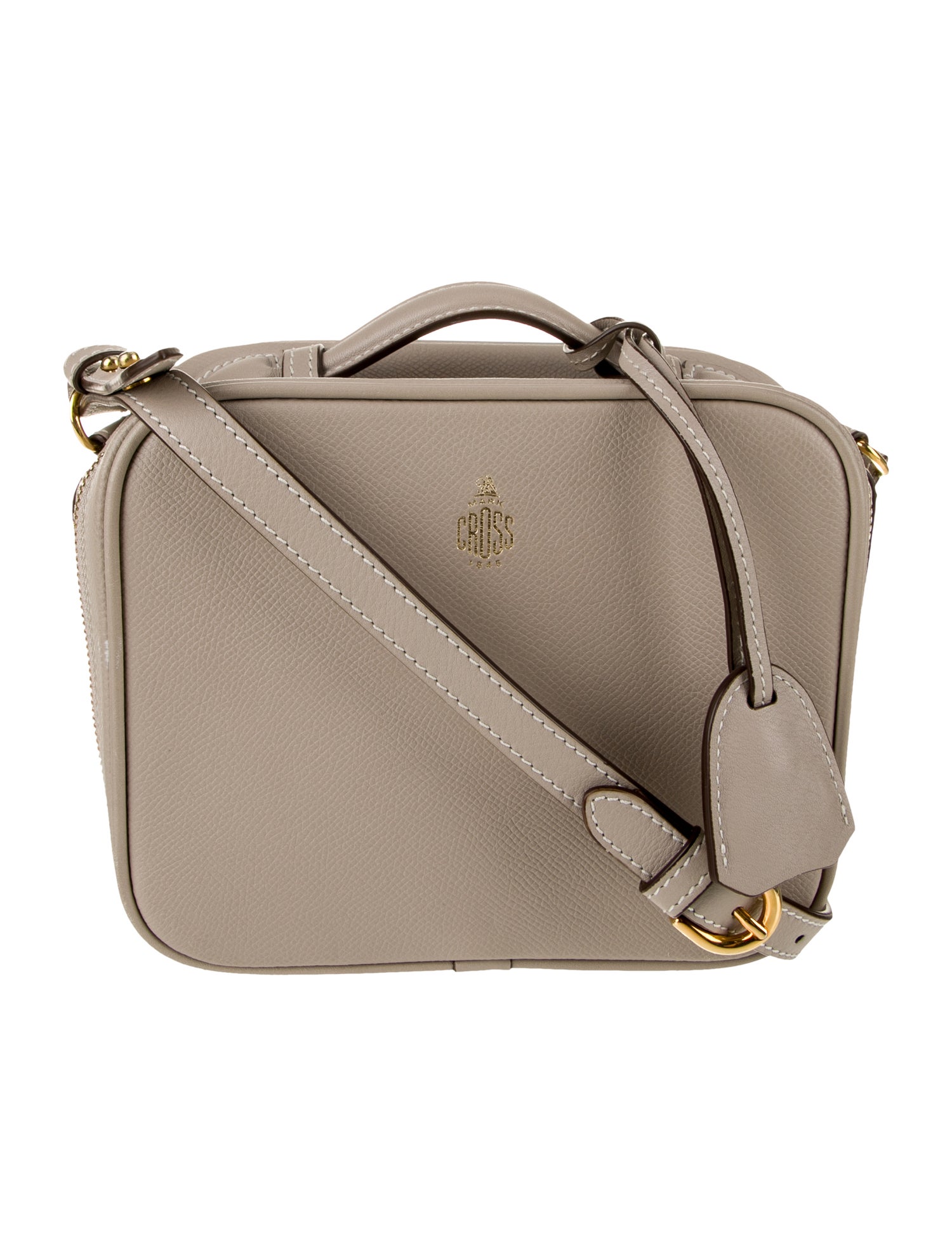 Mark Cross Leather Messenger Bag