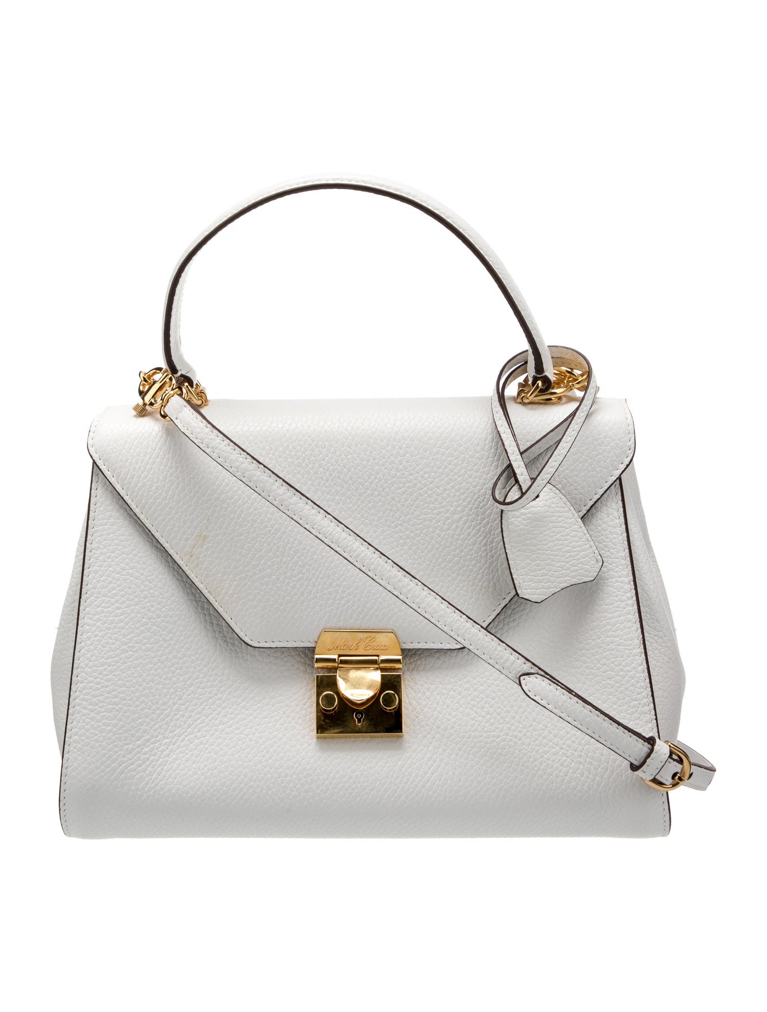 Mark Cross Leather Top Handle Bag