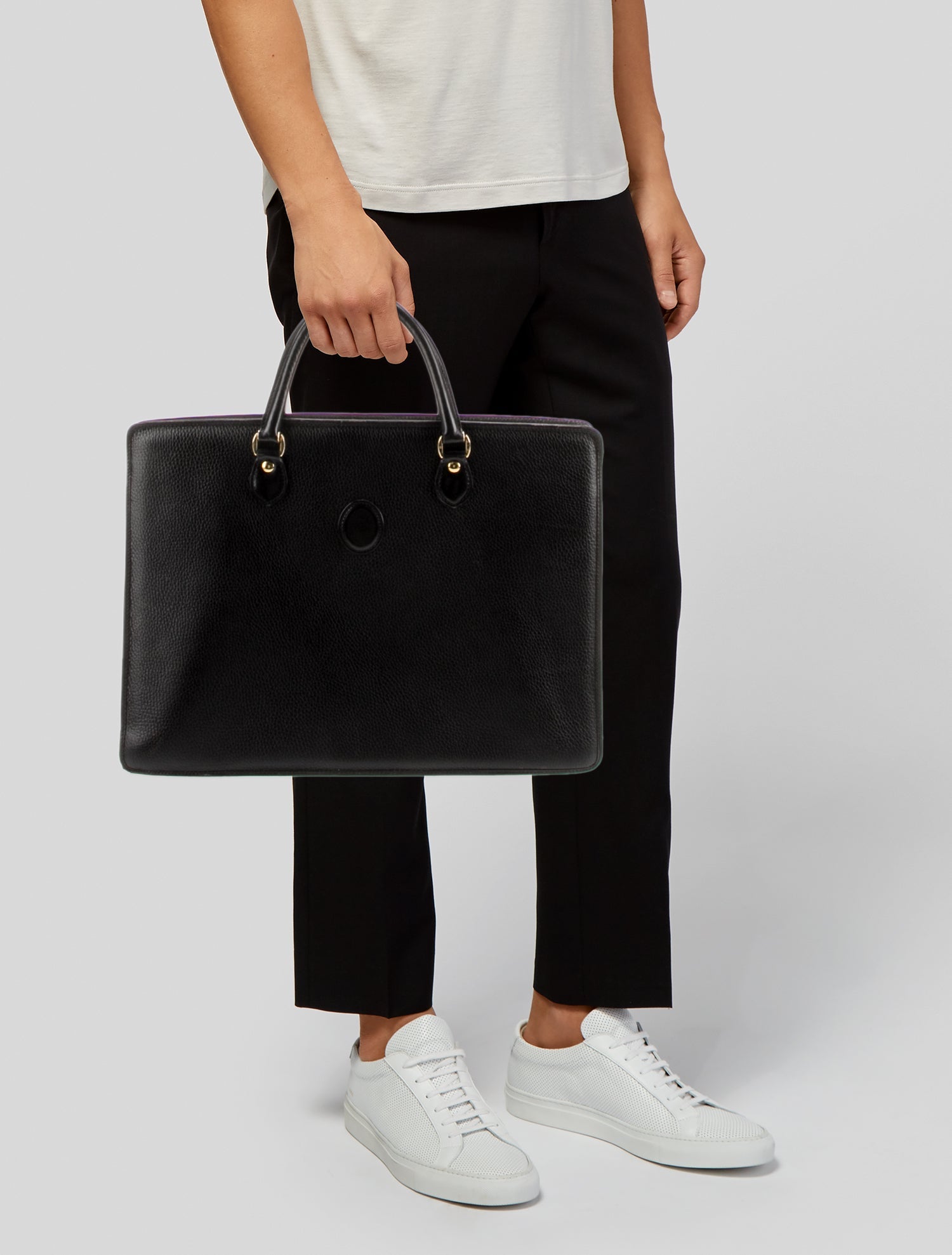 Mark Cross Leather Briefcase