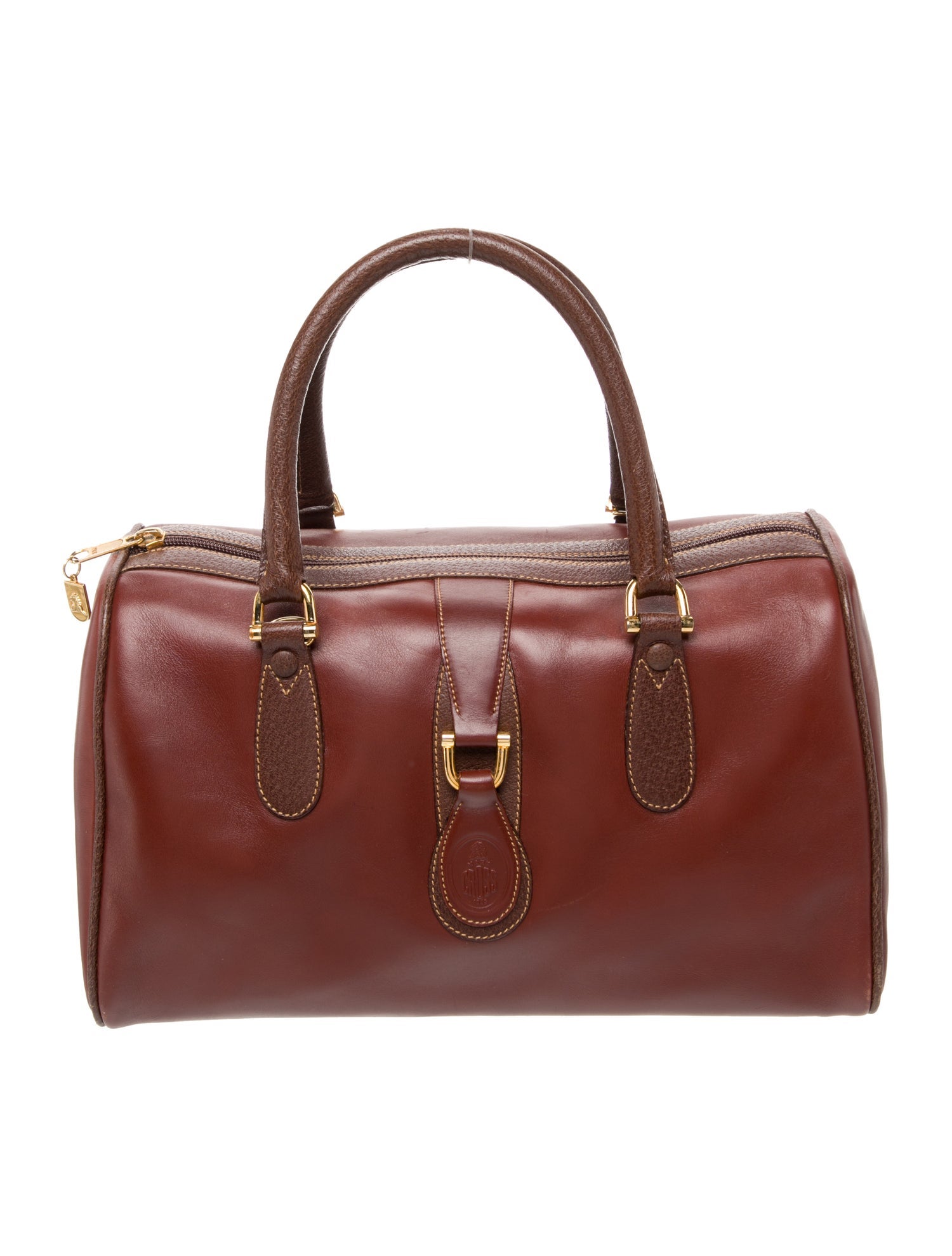 Mark Cross Leather Top Handle Bag