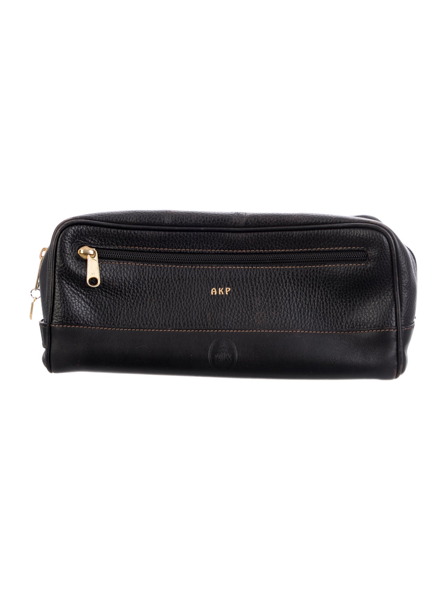 Mark Cross Leather Toiletry Bag