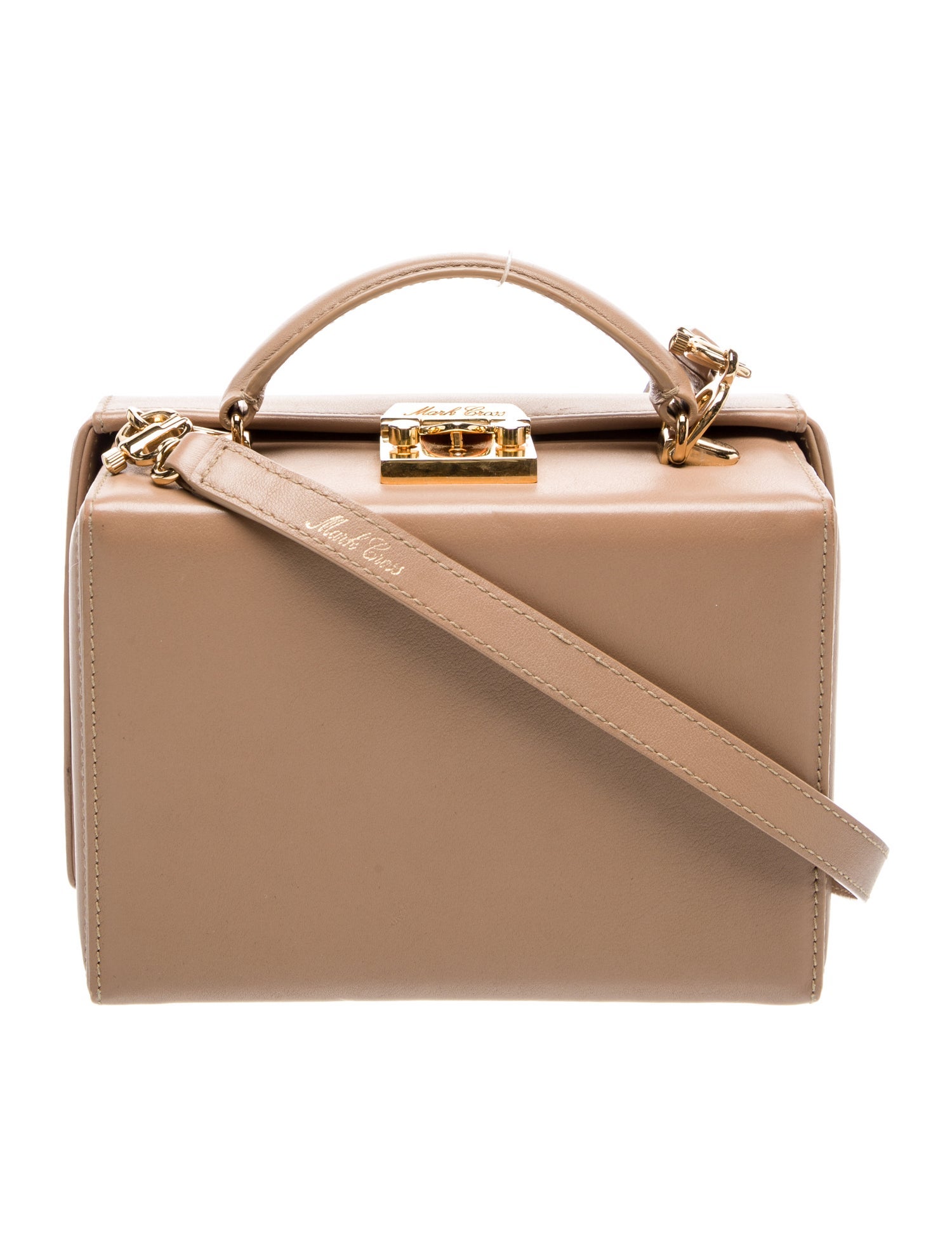 Mark Cross Leather Top Handle Bag