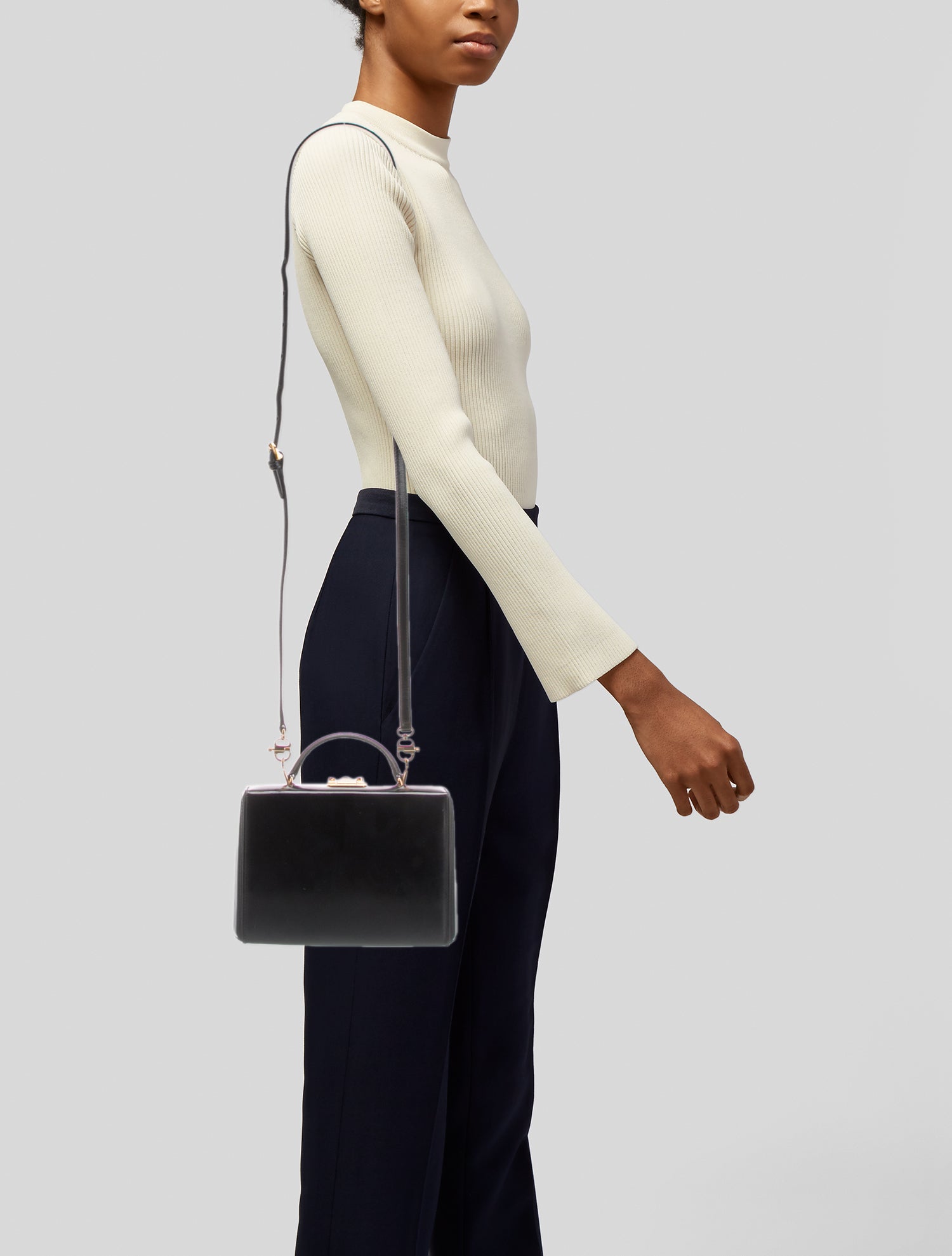 Mark Cross Leather Crossbody Bag