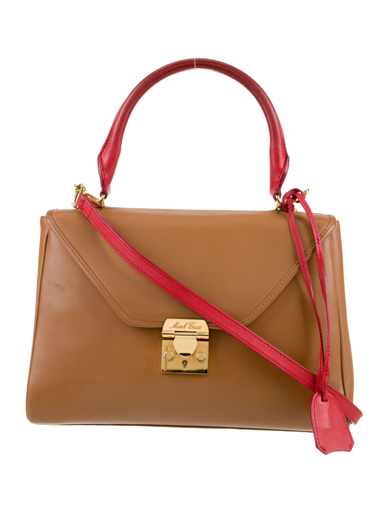 Mark Cross Leather Top Handle Bag