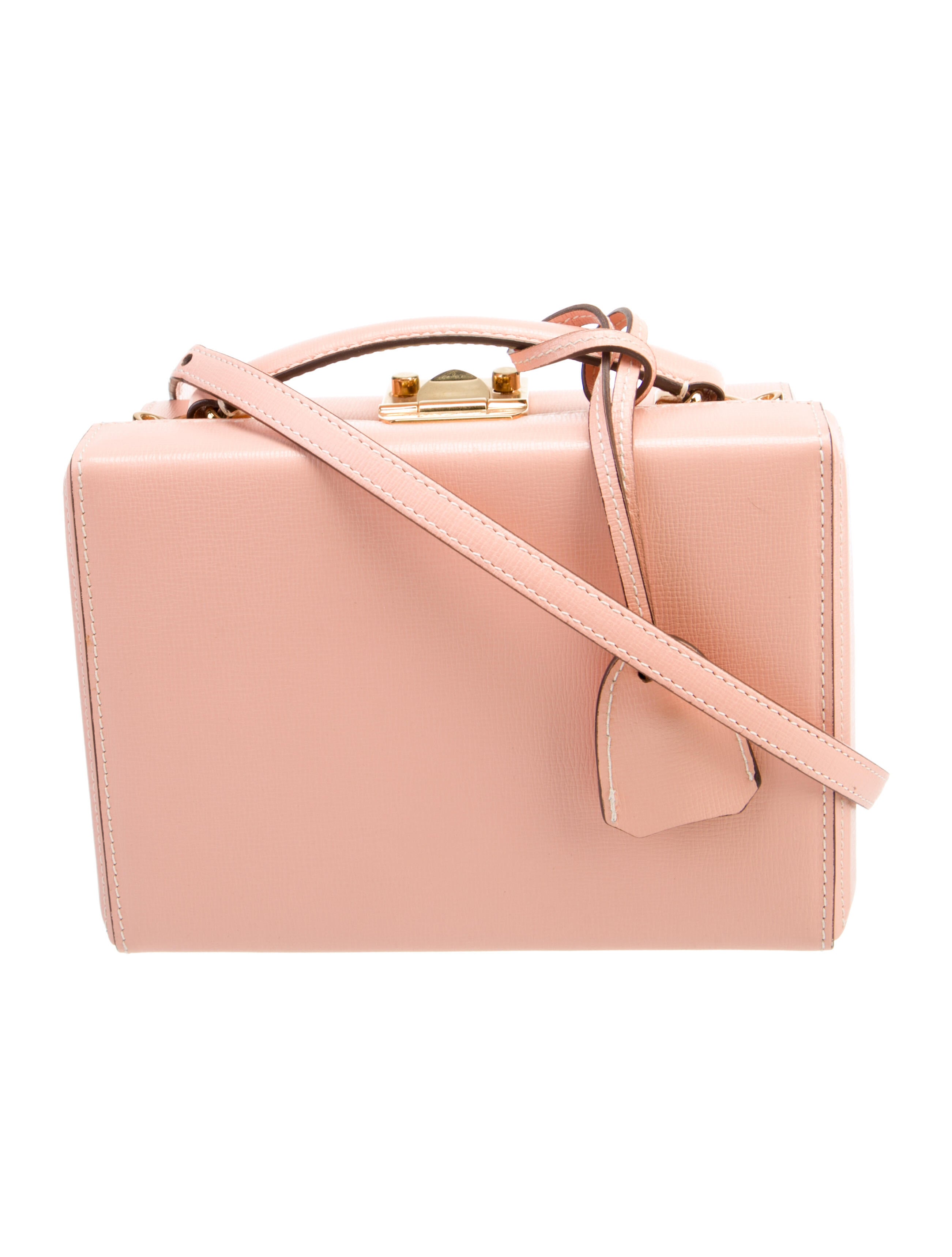 Mark Cross Leather Top Handle Bag