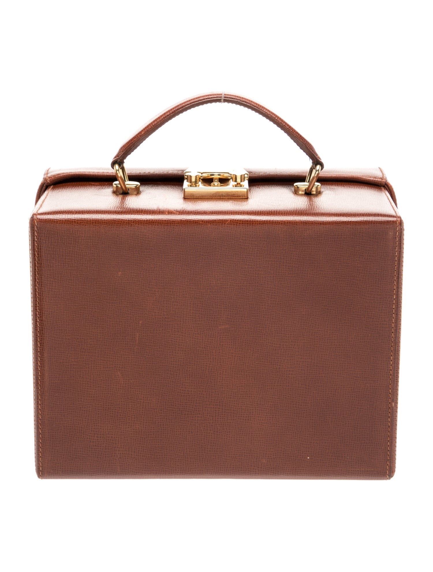 Mark Cross Leather Top Handle Bag