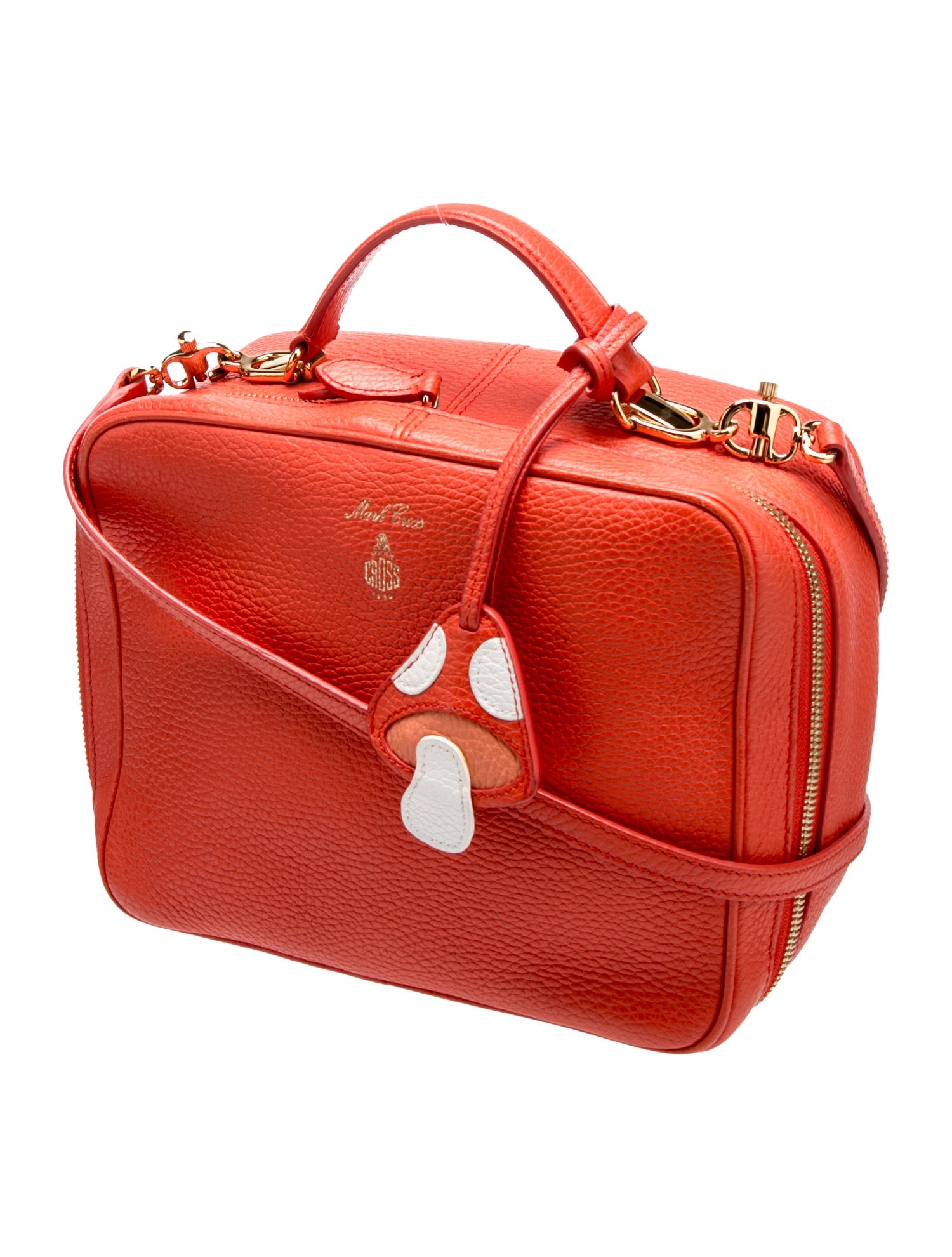 Mark Cross Leather Top Handle Bag