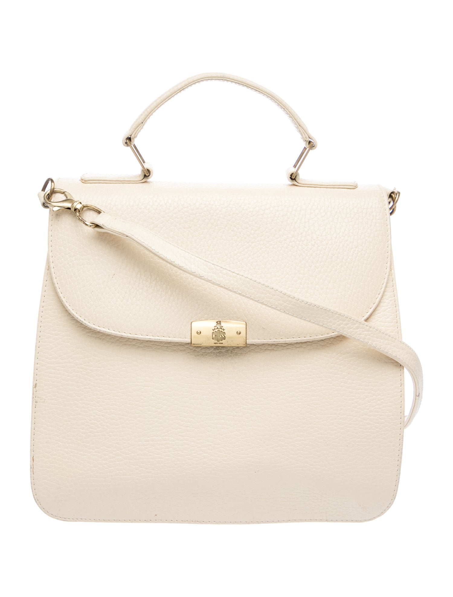 Mark Cross Leather Top Handle Bag