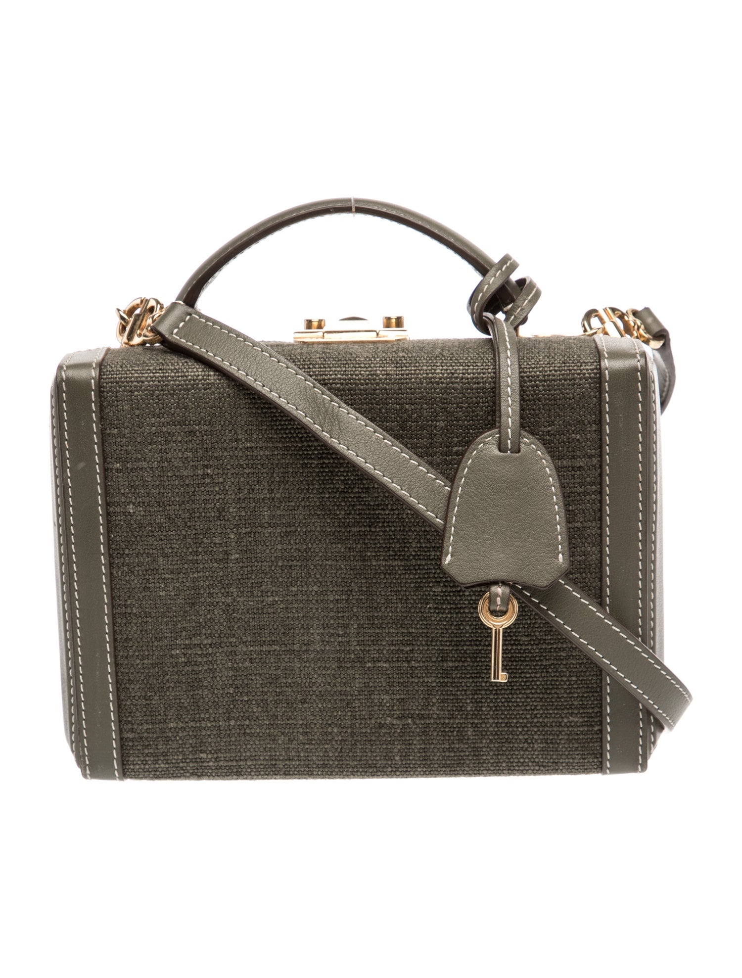 Mark Cross Leather Top Handle Bag