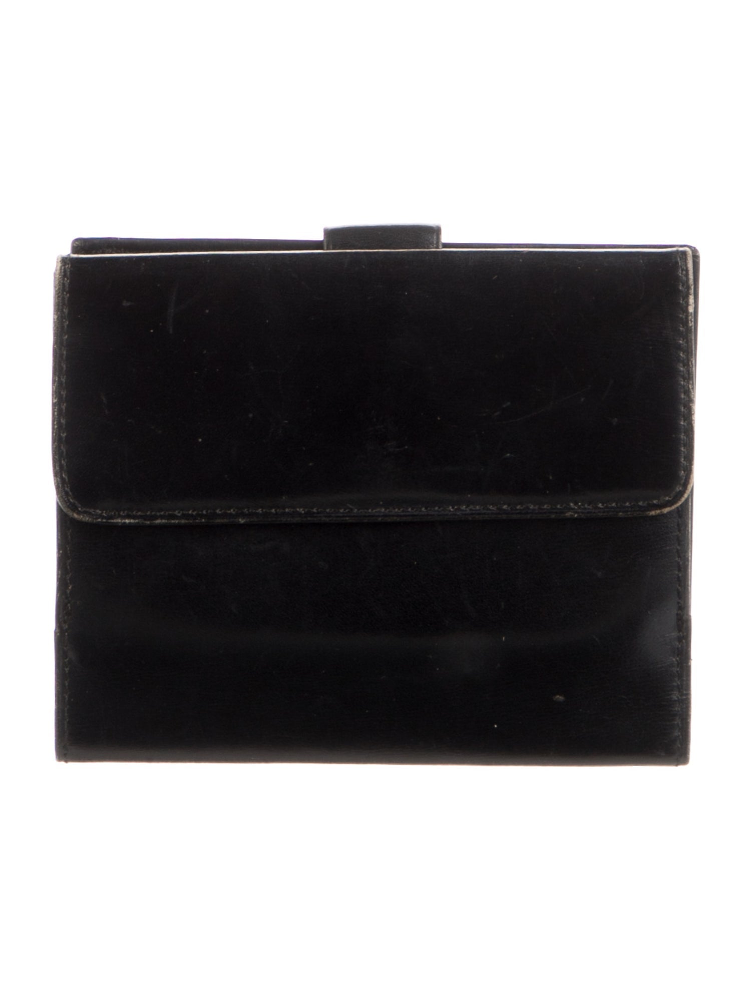 Mark Cross Leather Compact Wallet