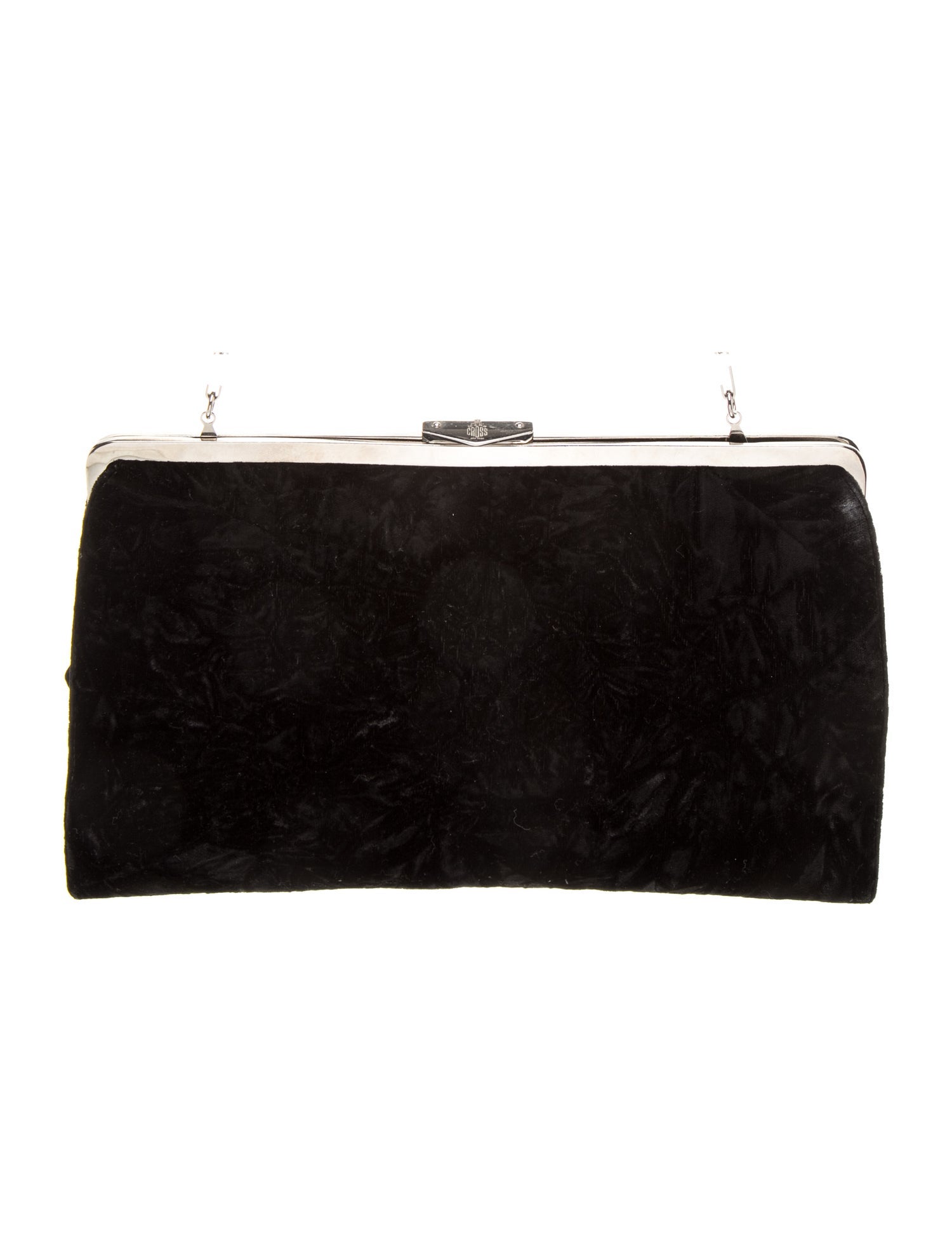 Mark Cross Velvet Shoulder Bag