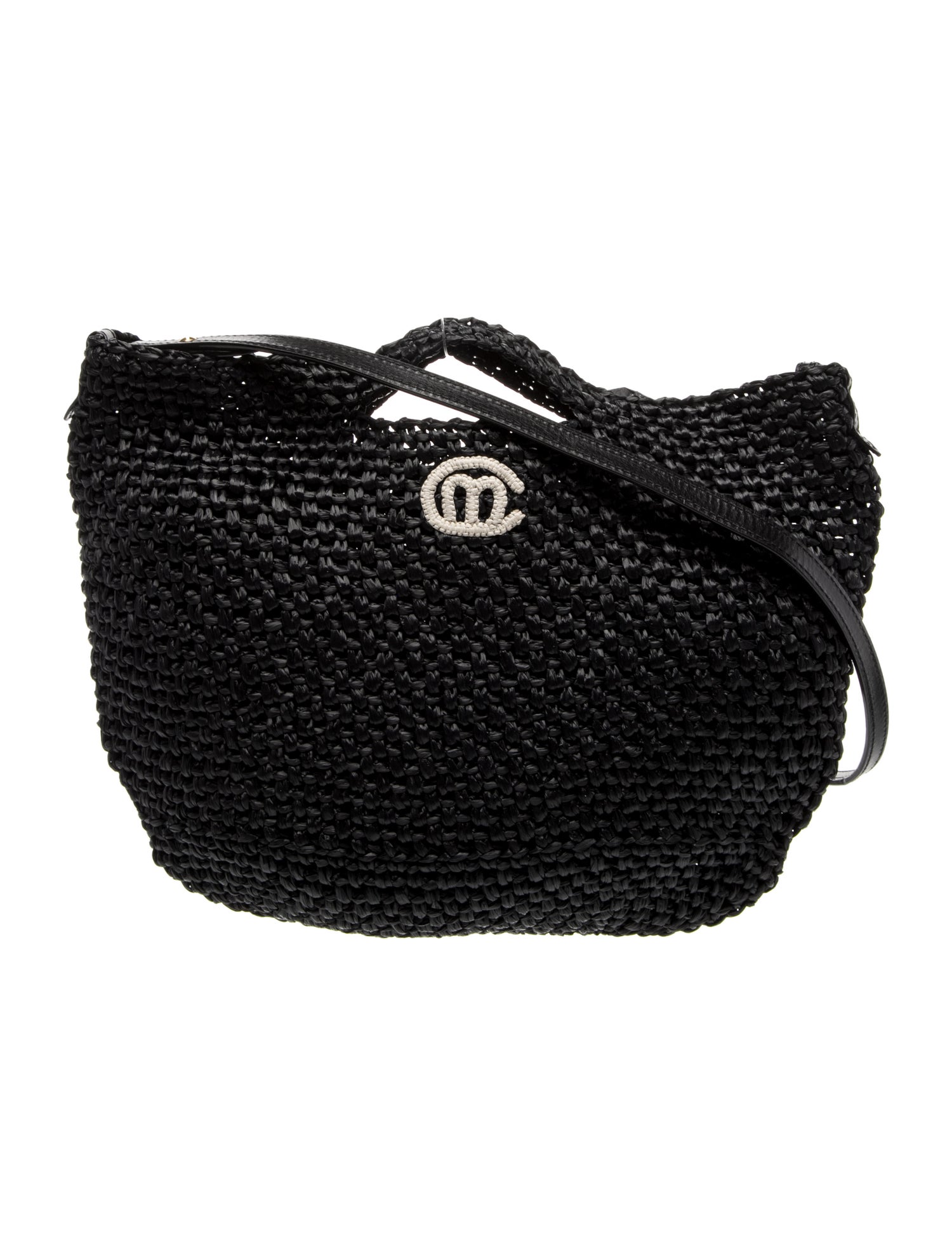 Mark Cross Raffia Shoulder Bag