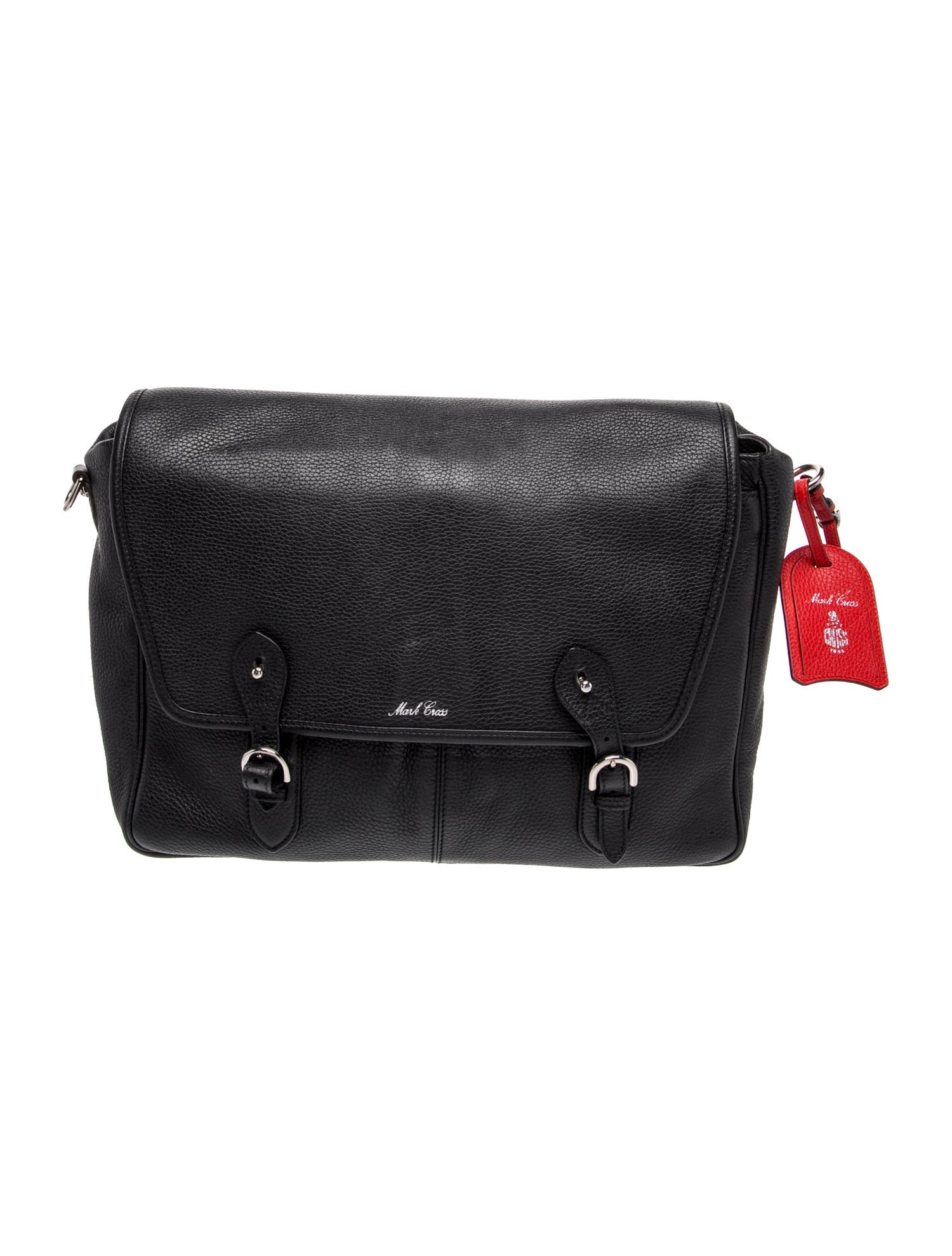 Mark Cross Leather Messenger Bag