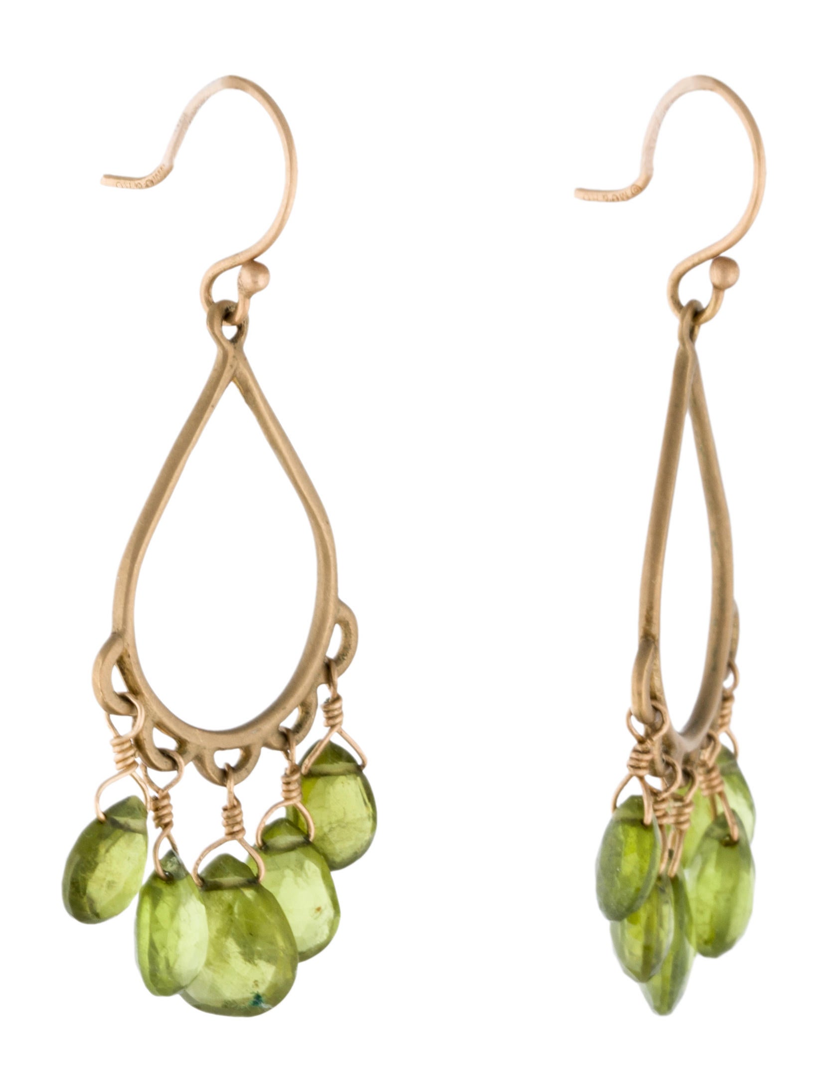 Me&Ro Peridot Drop Earrings Earrings MRO20611 The RealReal