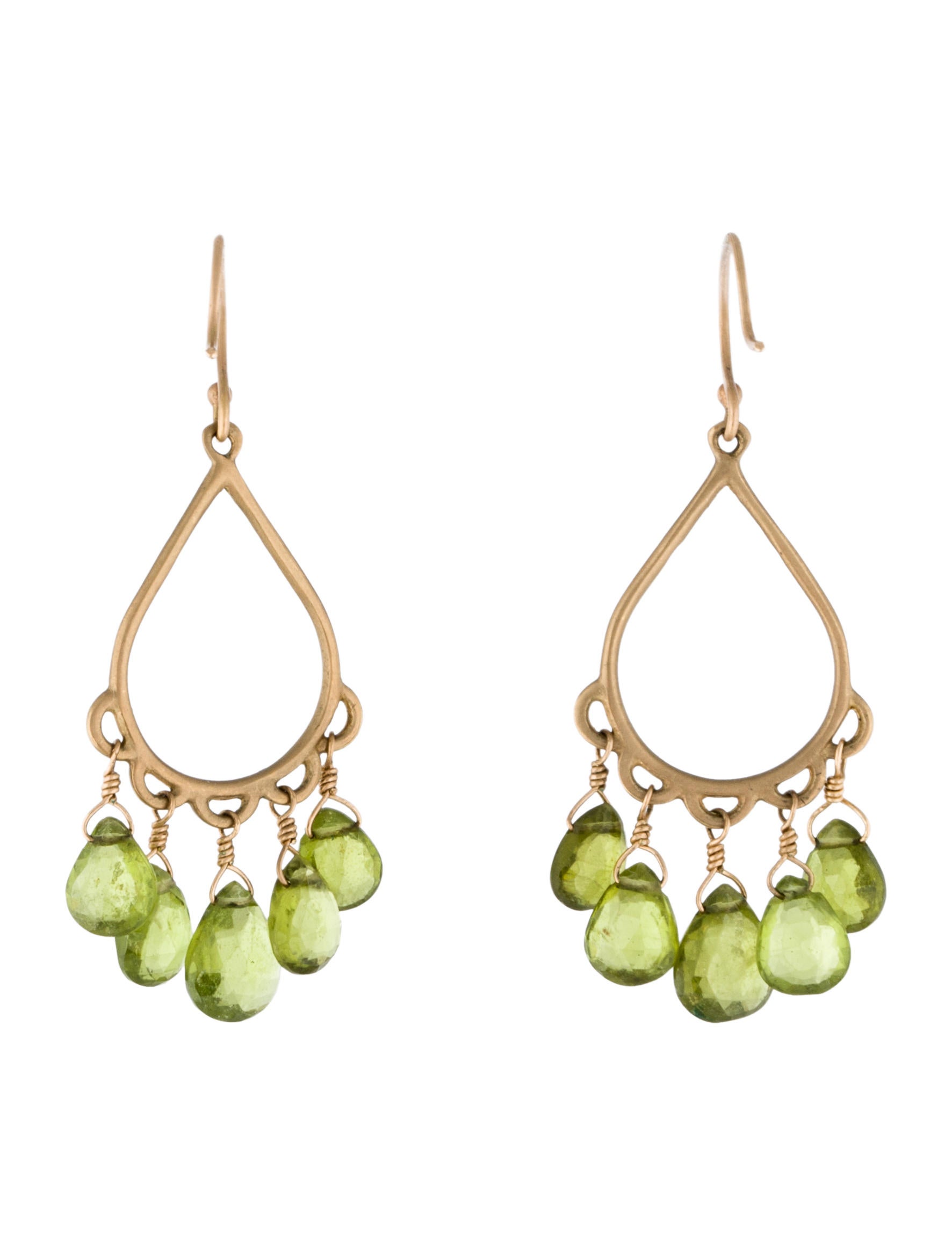 Me&Ro Peridot Drop Earrings Earrings MRO20611 The RealReal