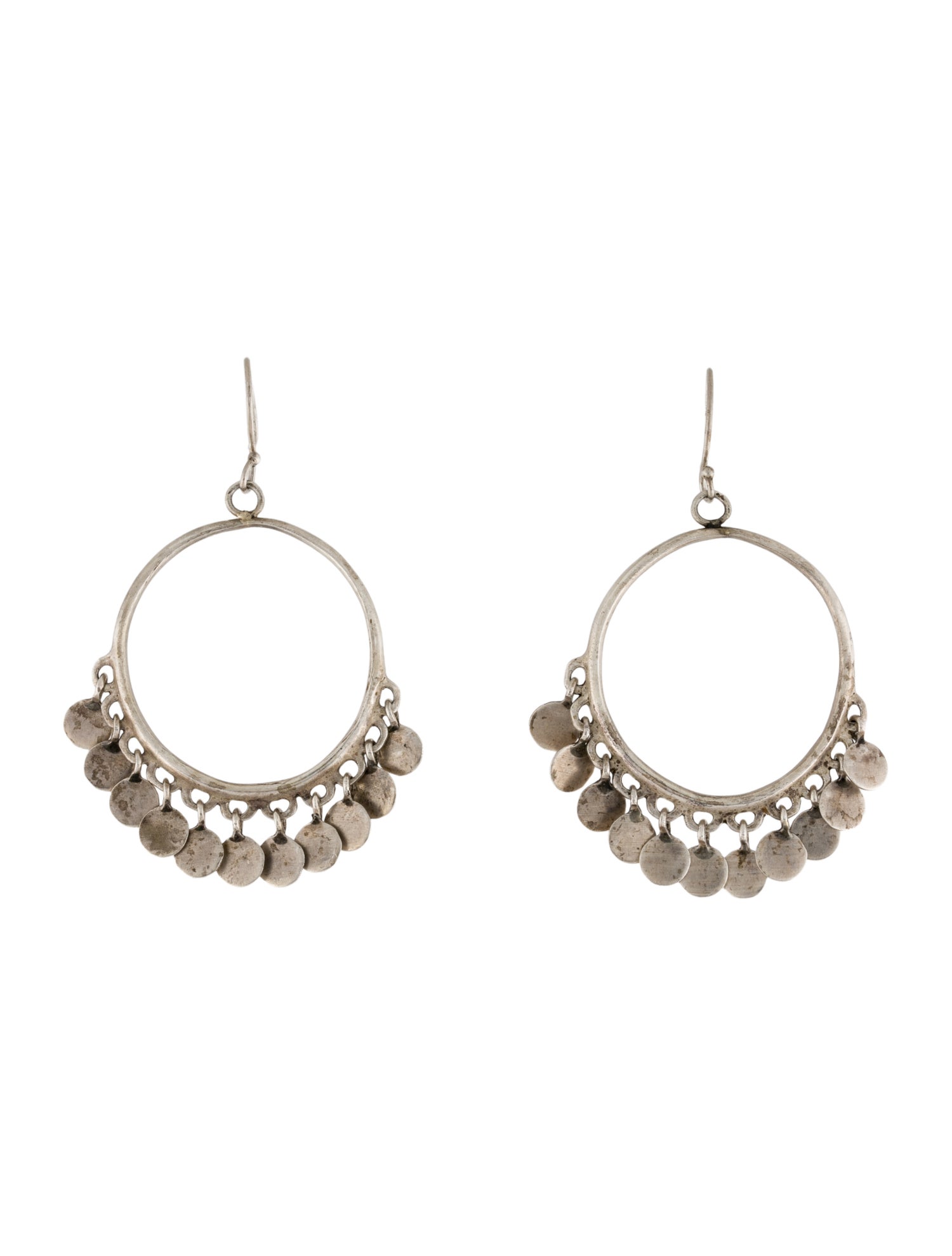 Me&Ro Circle Drop earrings