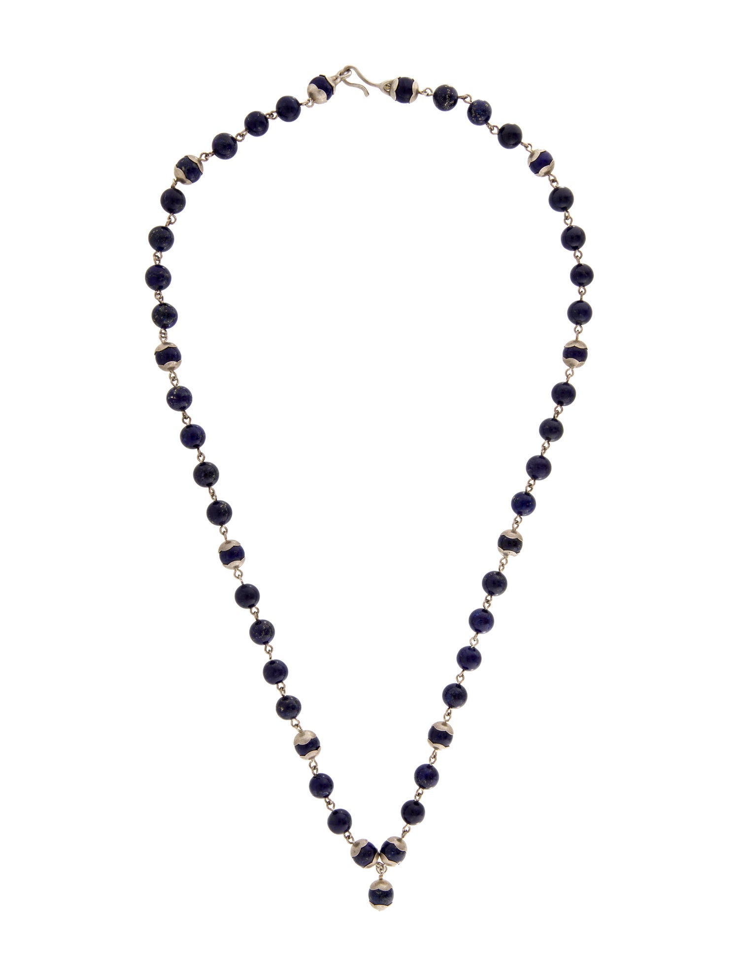 Me&Ro Lapis Station Bead Necklace