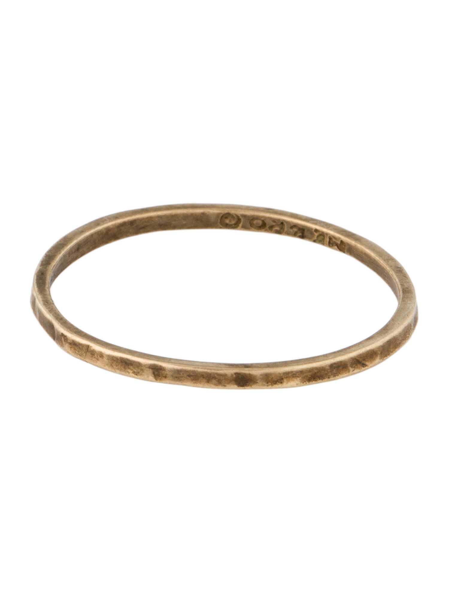 Me&Ro 10K Hammered Band