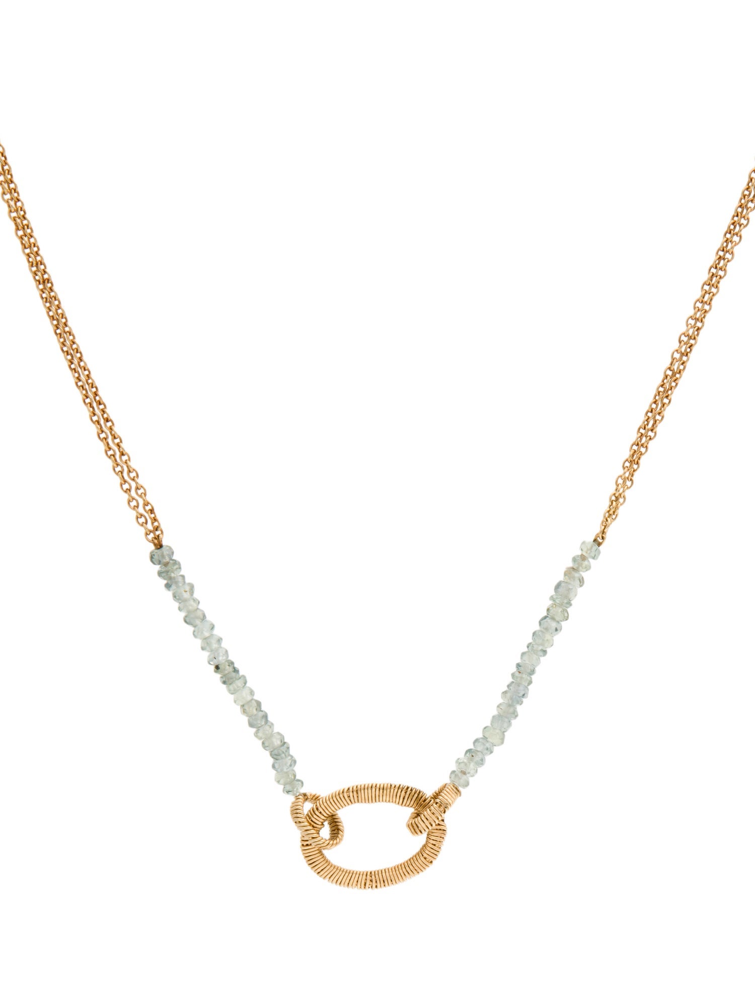 Me&Ro Sapphire Beaded Necklace