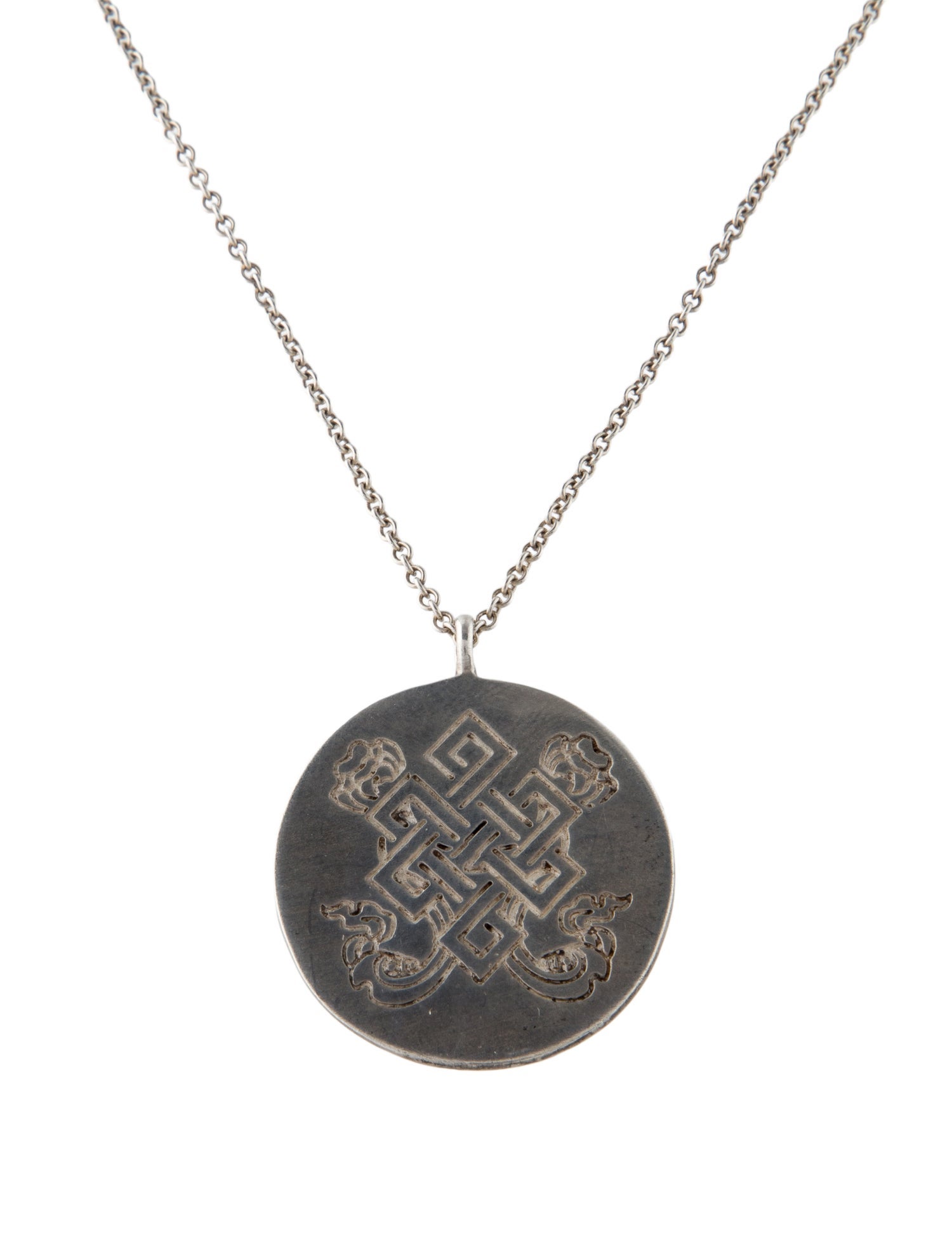 Me&Ro Endless Knot Pendant Necklace