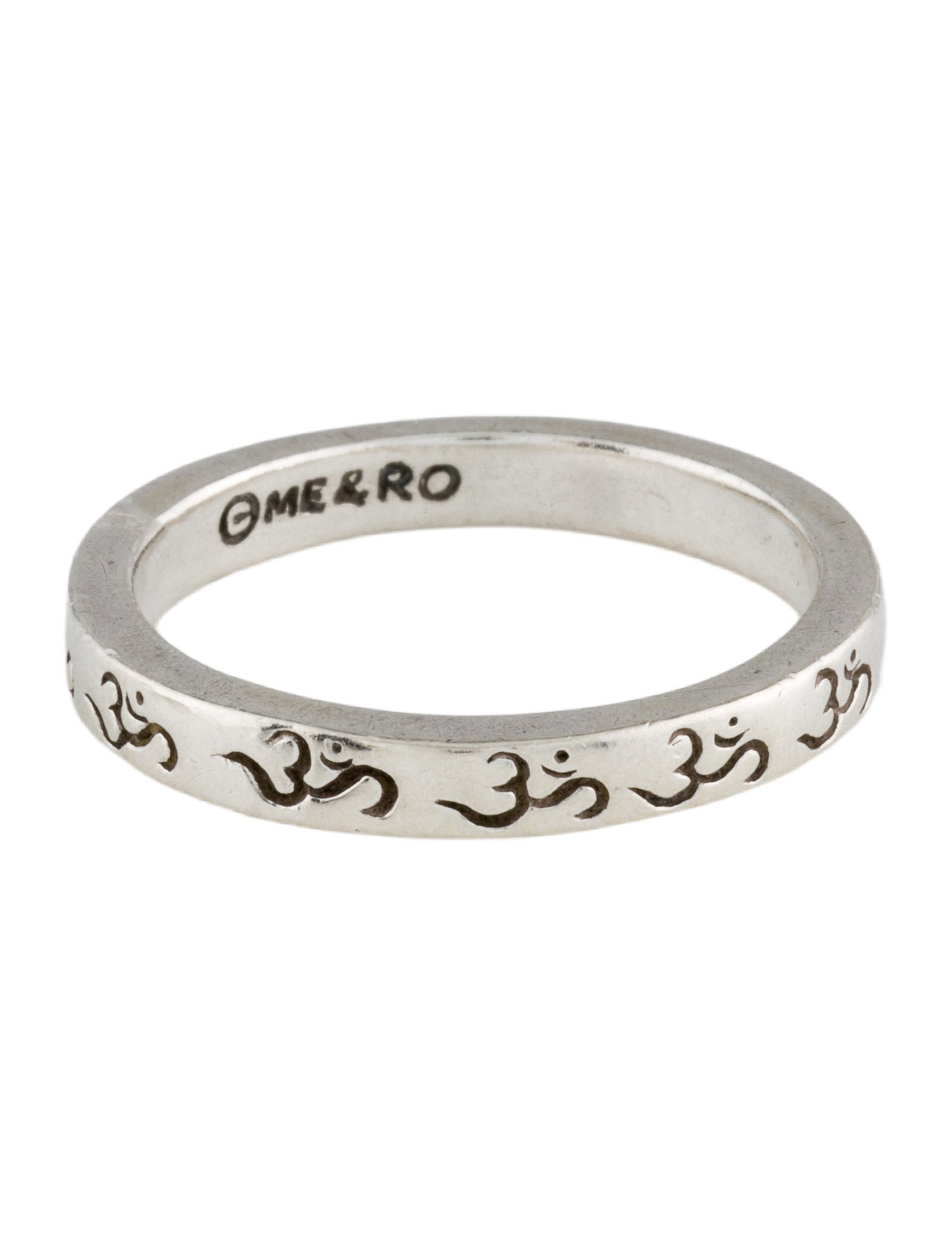 Me&Ro 'Om' Band Ring