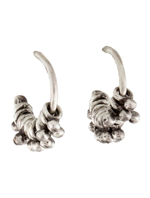 Me&Ro Tiny Jumpring With Ball Hoop Earrings