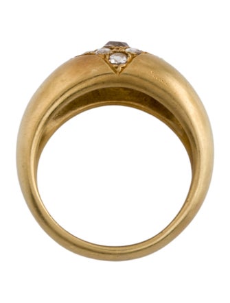 Me&Ro 18K Diamond Dome Ring