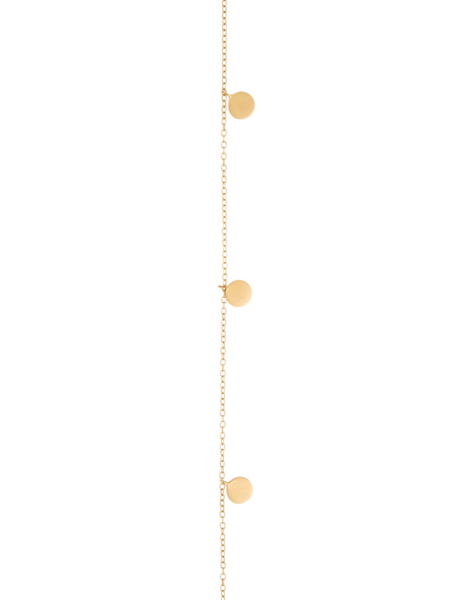 Me&Ro 18K Disc Long Station Necklace