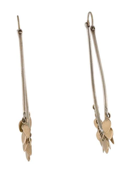 Me&Ro Medium Oval Lotus Petal Hoop Earrings