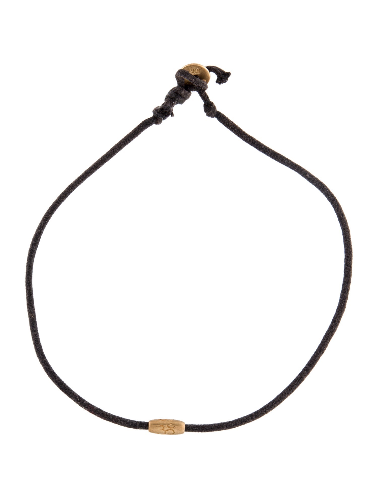 Me&Ro 10K Om Tube Necklace