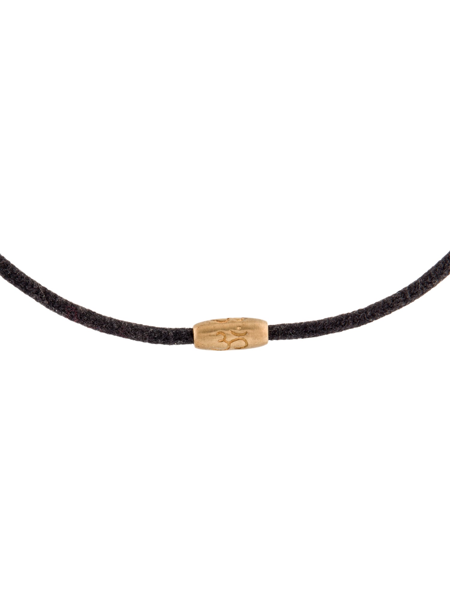 Me&Ro 10K Om Tube Necklace