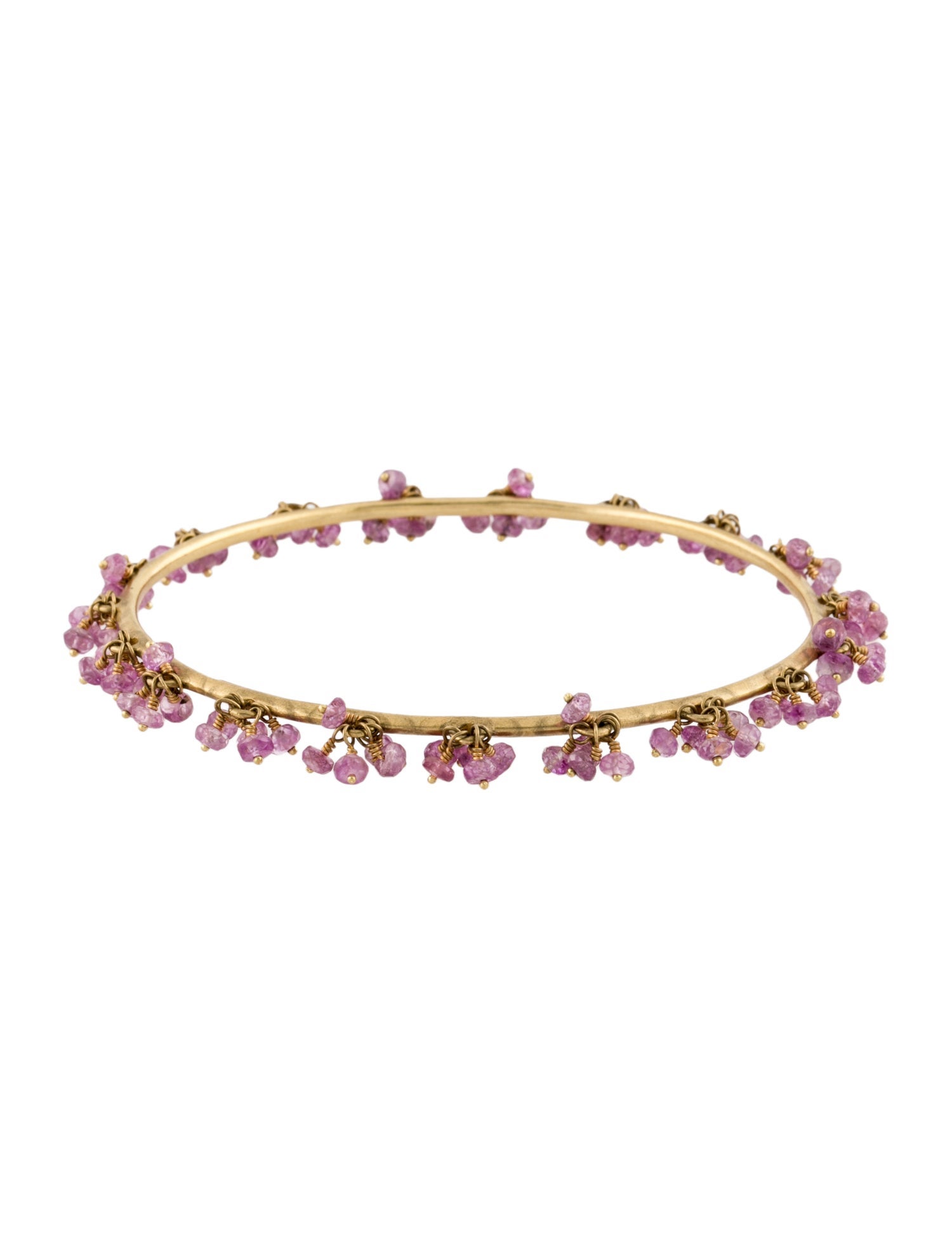 Me&Ro 18K Sapphire Fringe Bangle