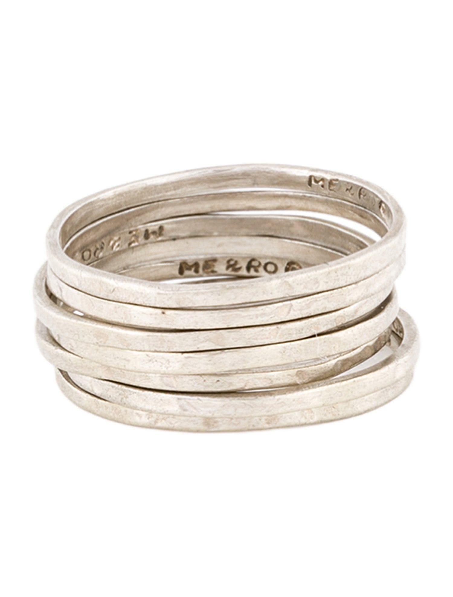Me&Ro Flattened Ring Stack