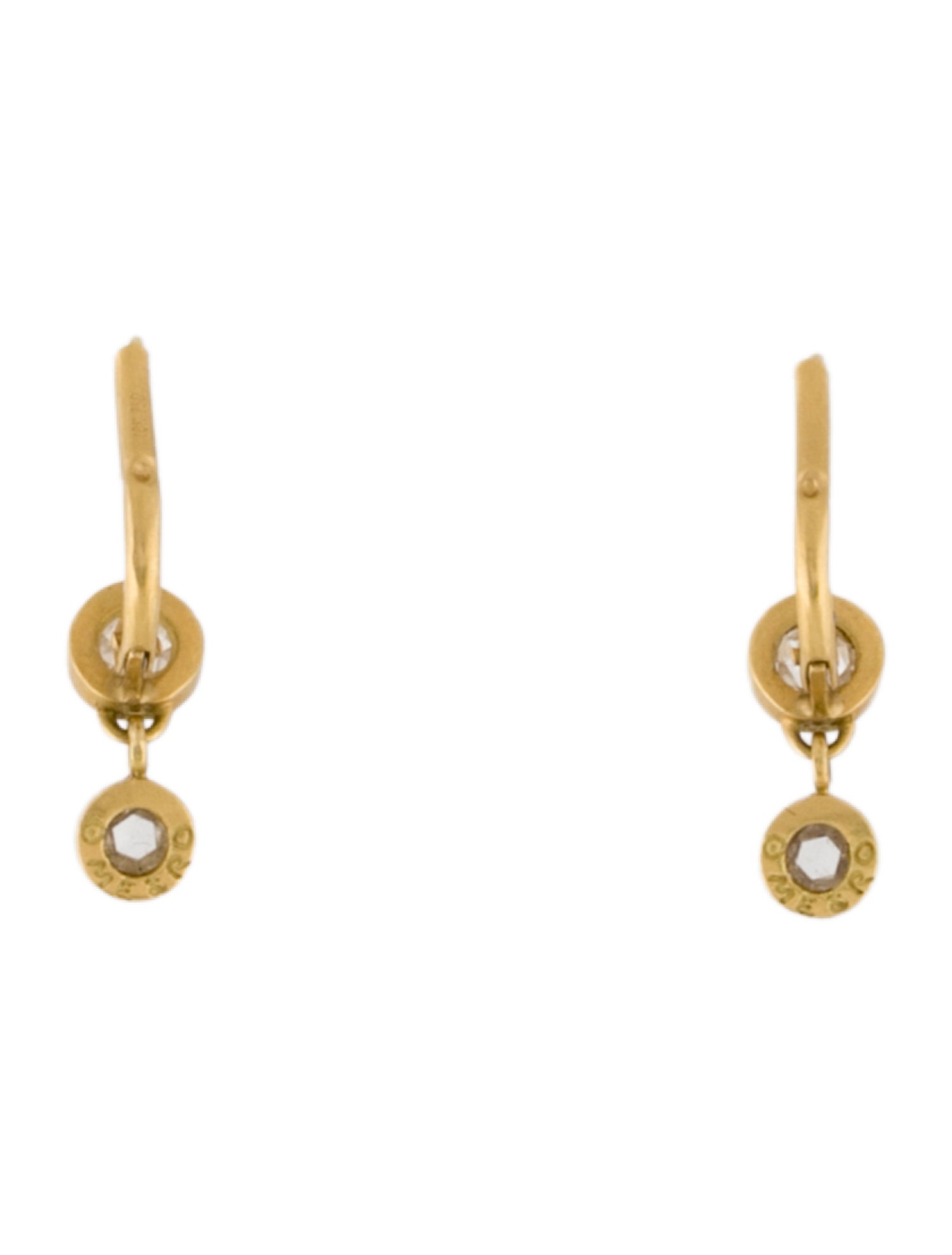 Me&Ro 18K Diamond Drop Earrings